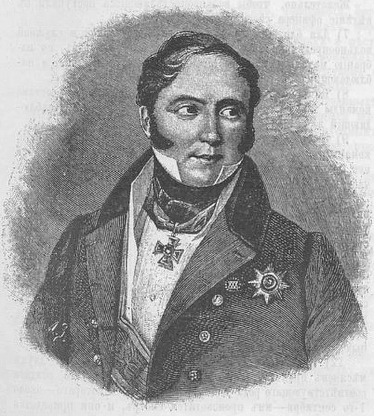 Portrait of Paul Wilhelm von Pomian de Pesarovius (1776–1847) – memorial page