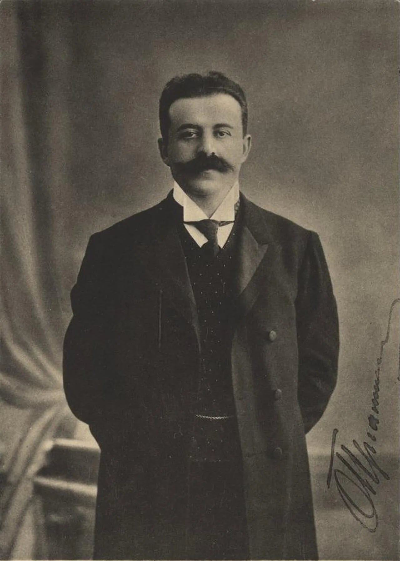 Porträt von Osip Pergament (1868–1909) – Gedenkseite