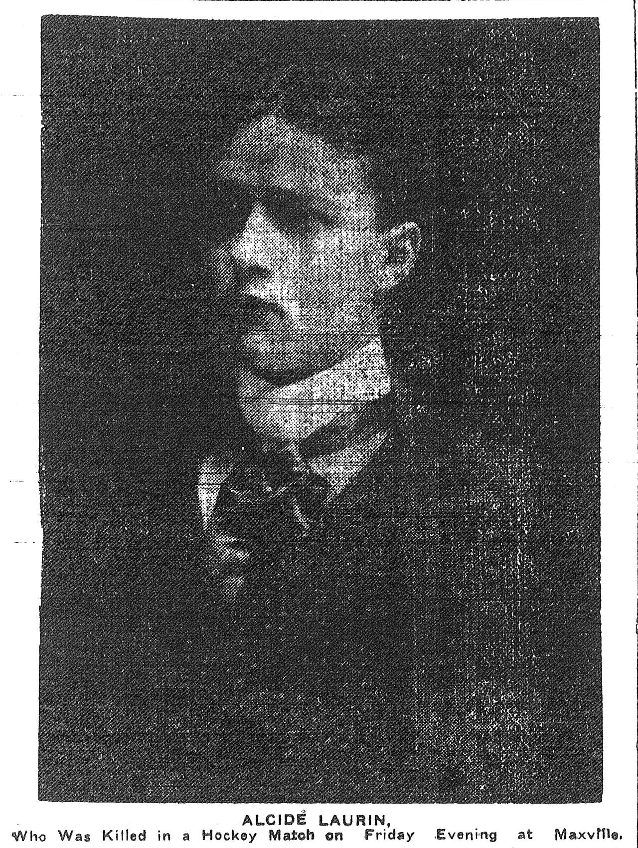 Portrait of Alcide Laurin (1880–1905) – memorial page