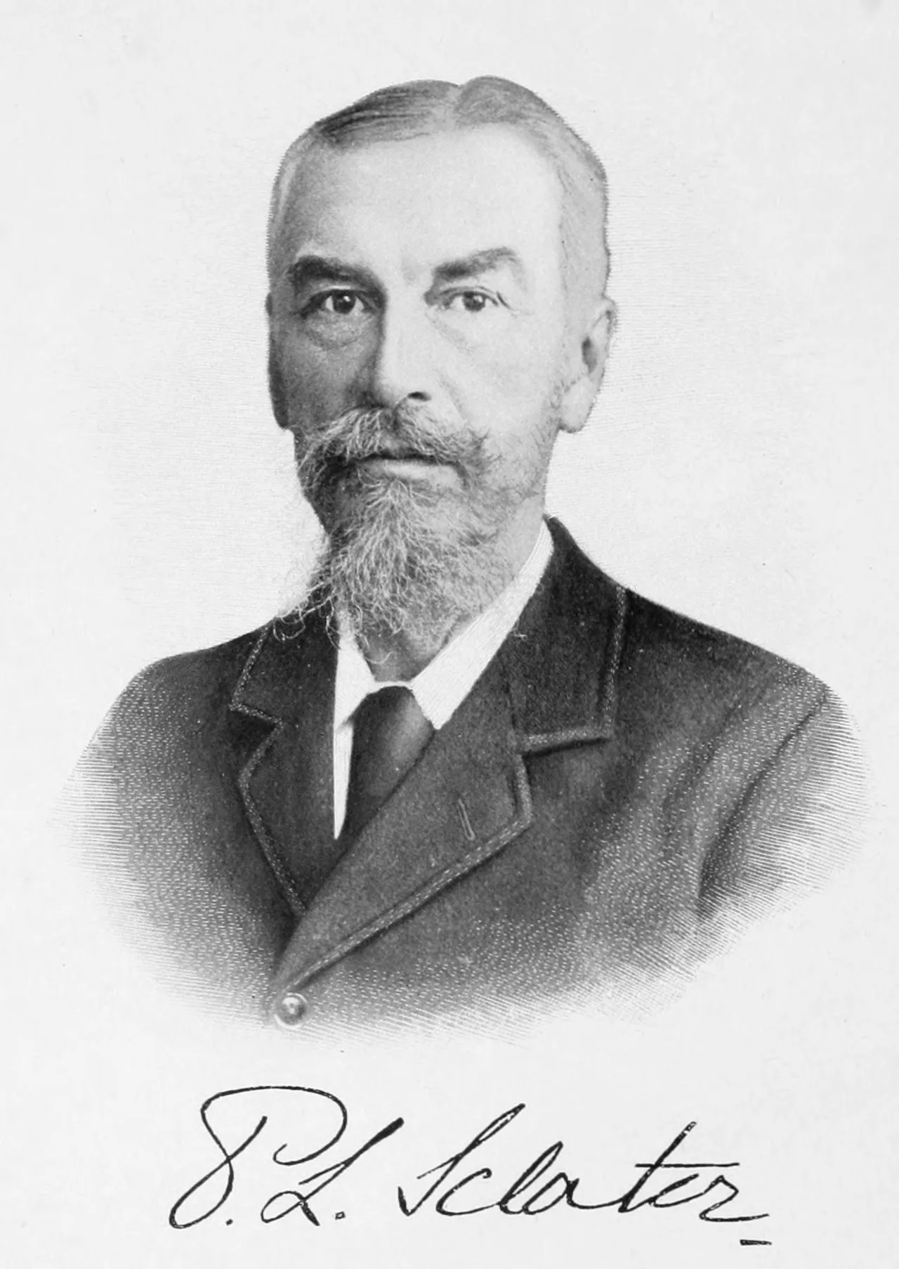 Porträt von Philip Lutley Sclater (1829–1913) – Gedenkseite