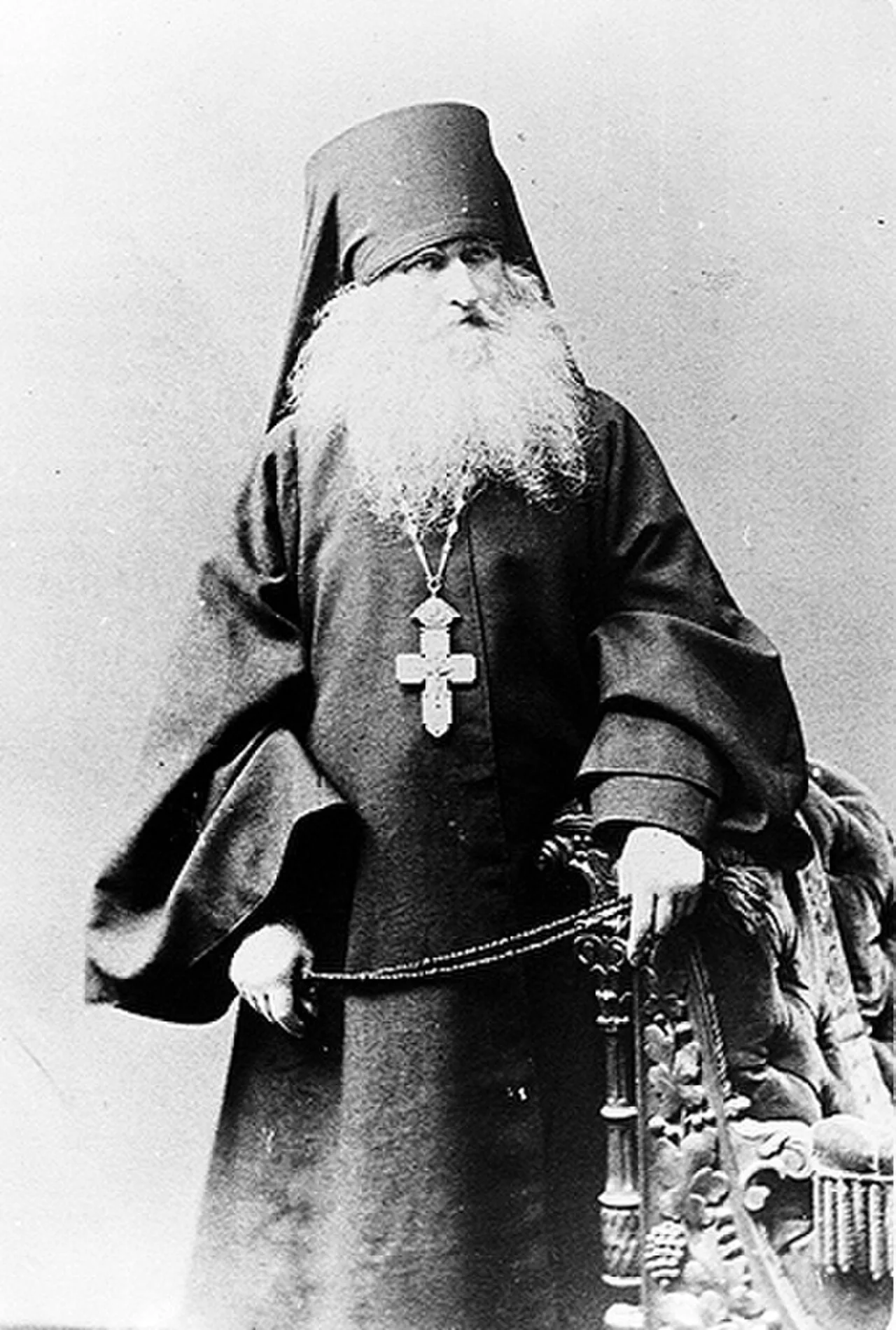 Porträt von Pimen Blagovo (1827–1897) – Gedenkseite