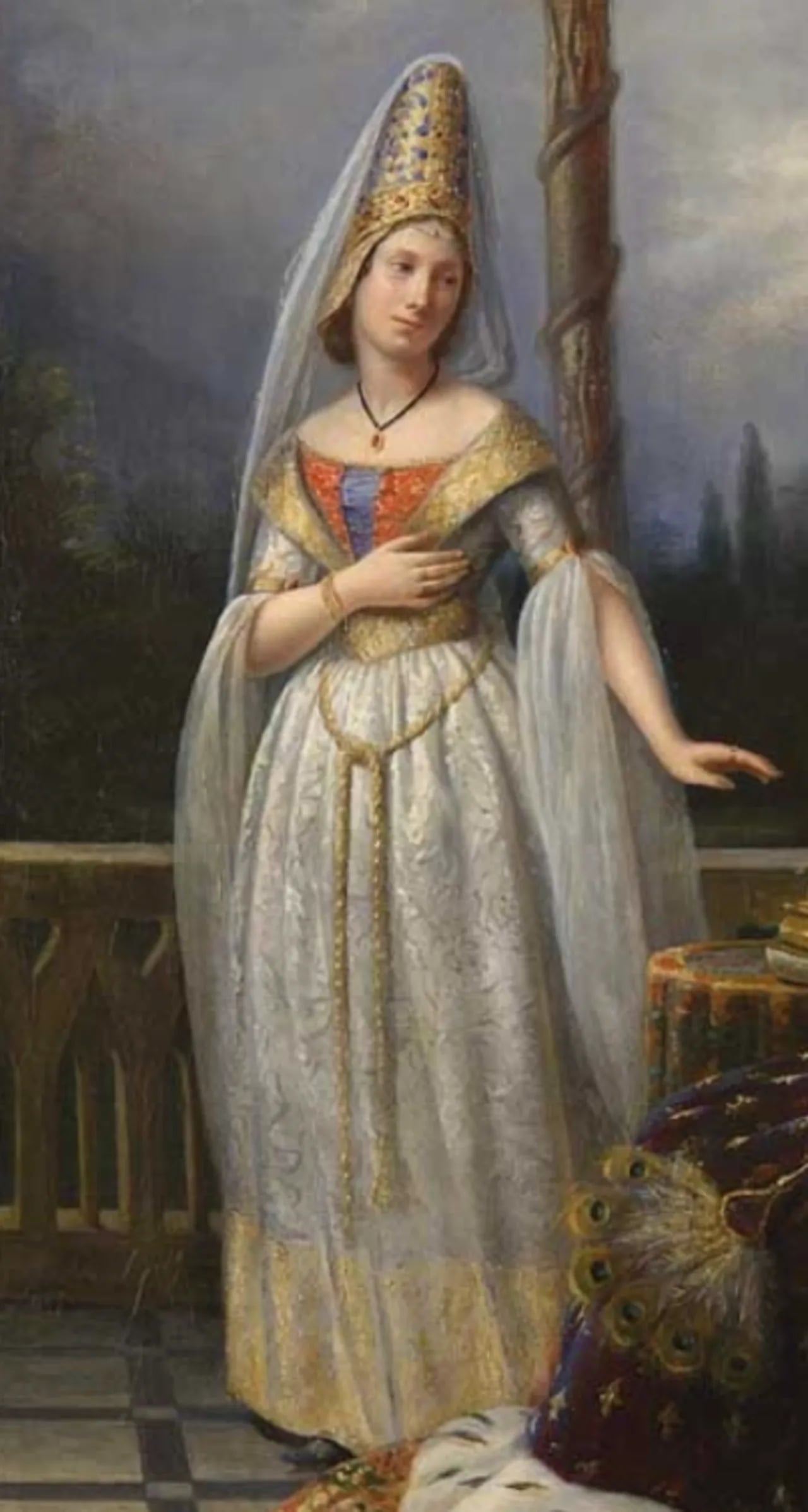 Porträt von Odette de Champdivers (1390–1425) – Gedenkseite