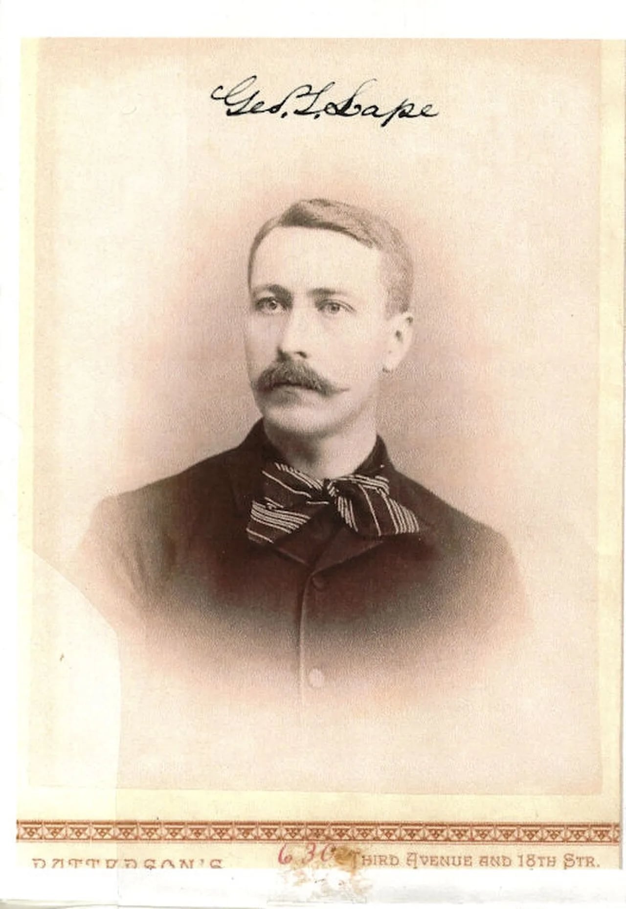 Porträt von George T. Lape (1833–1921) – Gedenkseite