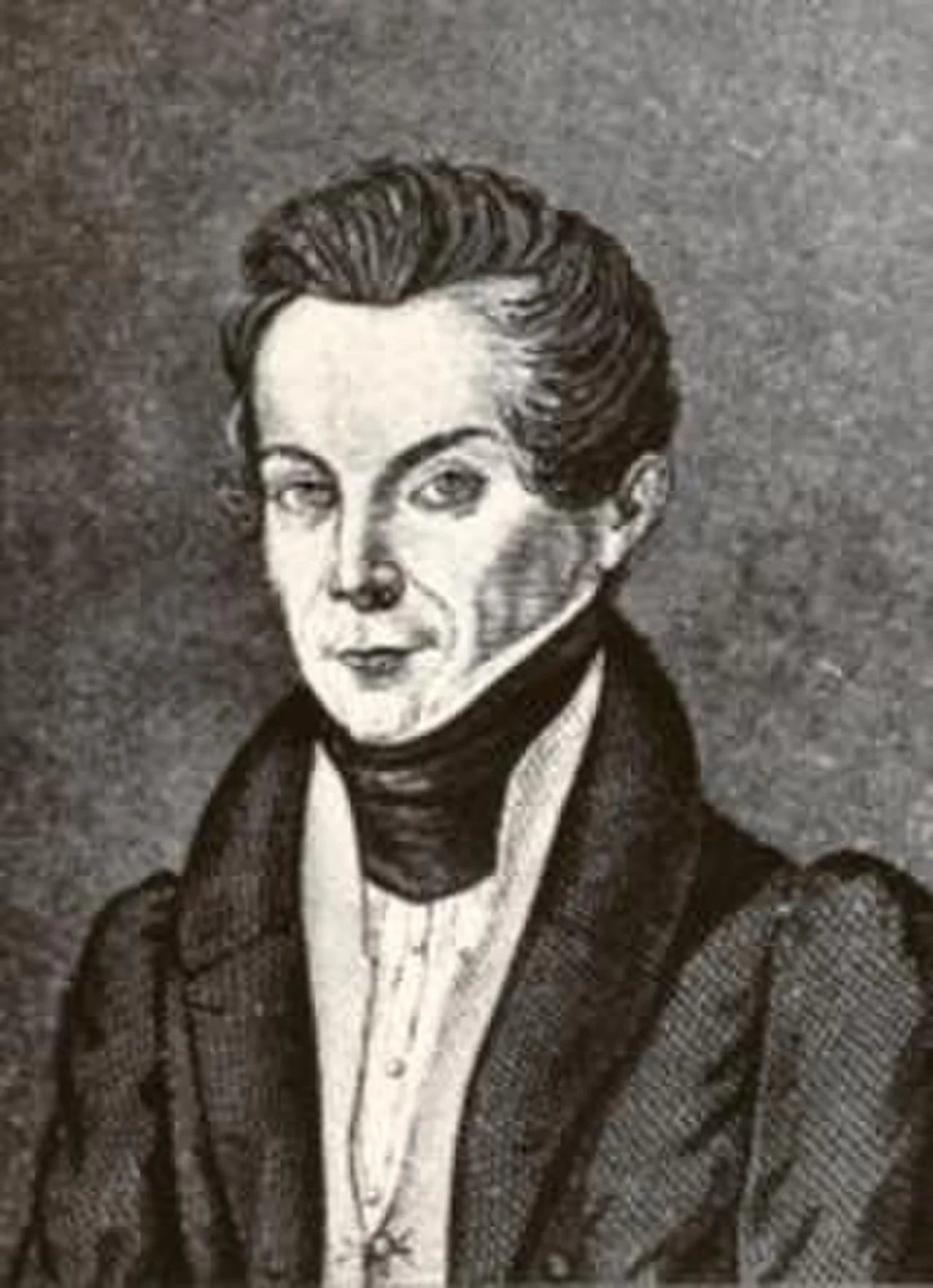 Porträt von Xenophon Alexejewitsch Polewoi (1801–1867) – Gedenkseite