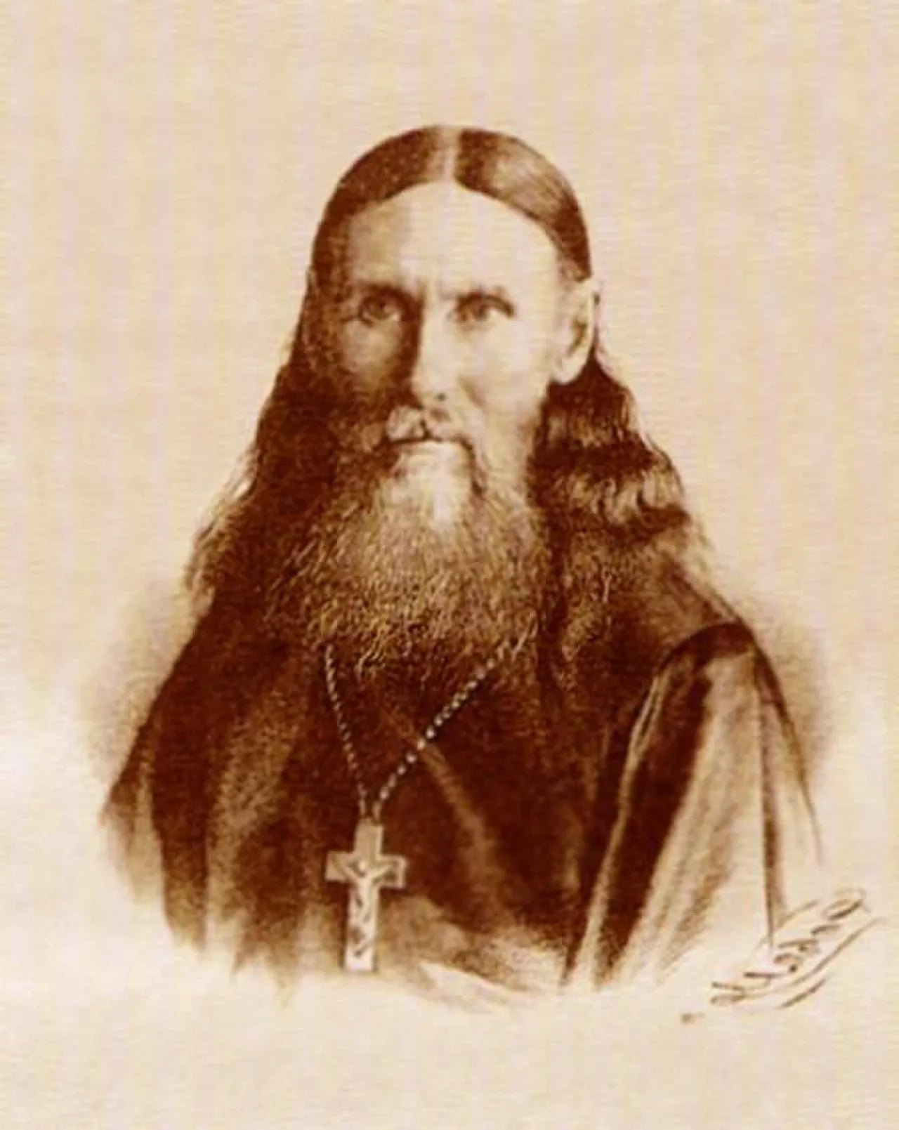 Porträt von Jewgeni Alexejewitsch Popow (1824–1888) – Gedenkseite