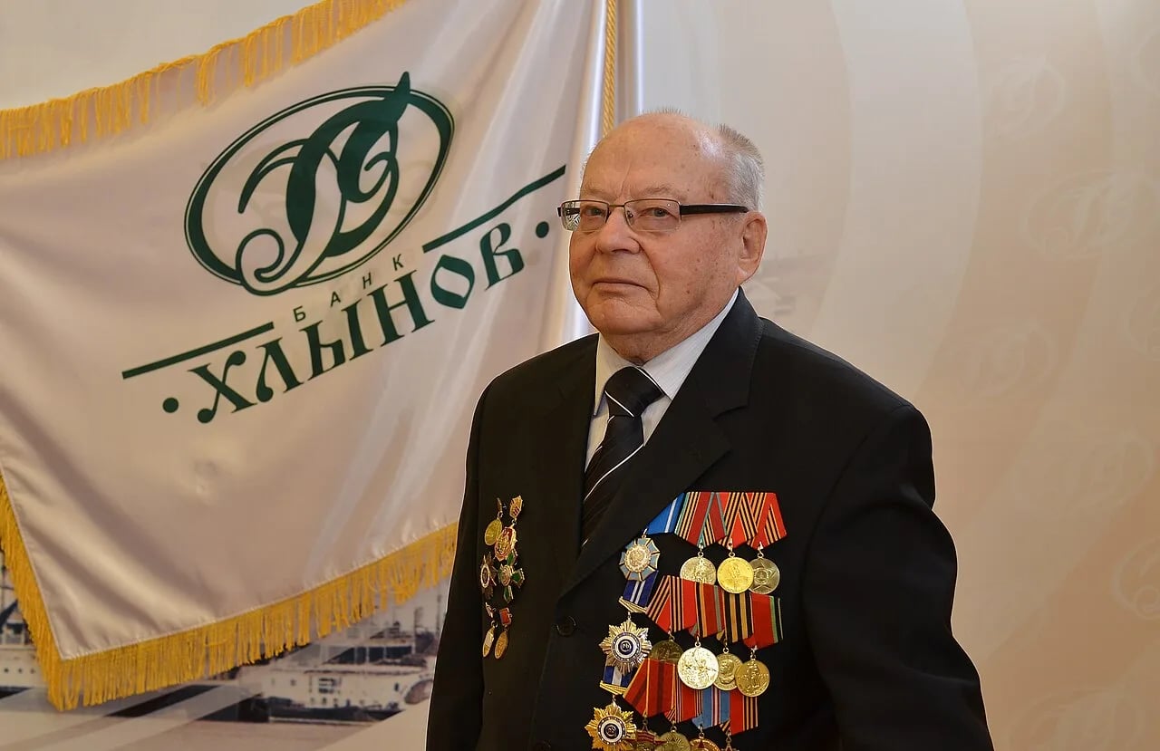 Porträt von Nikolai Wassiljewitsch Popow (1924–2019) – Gedenkseite