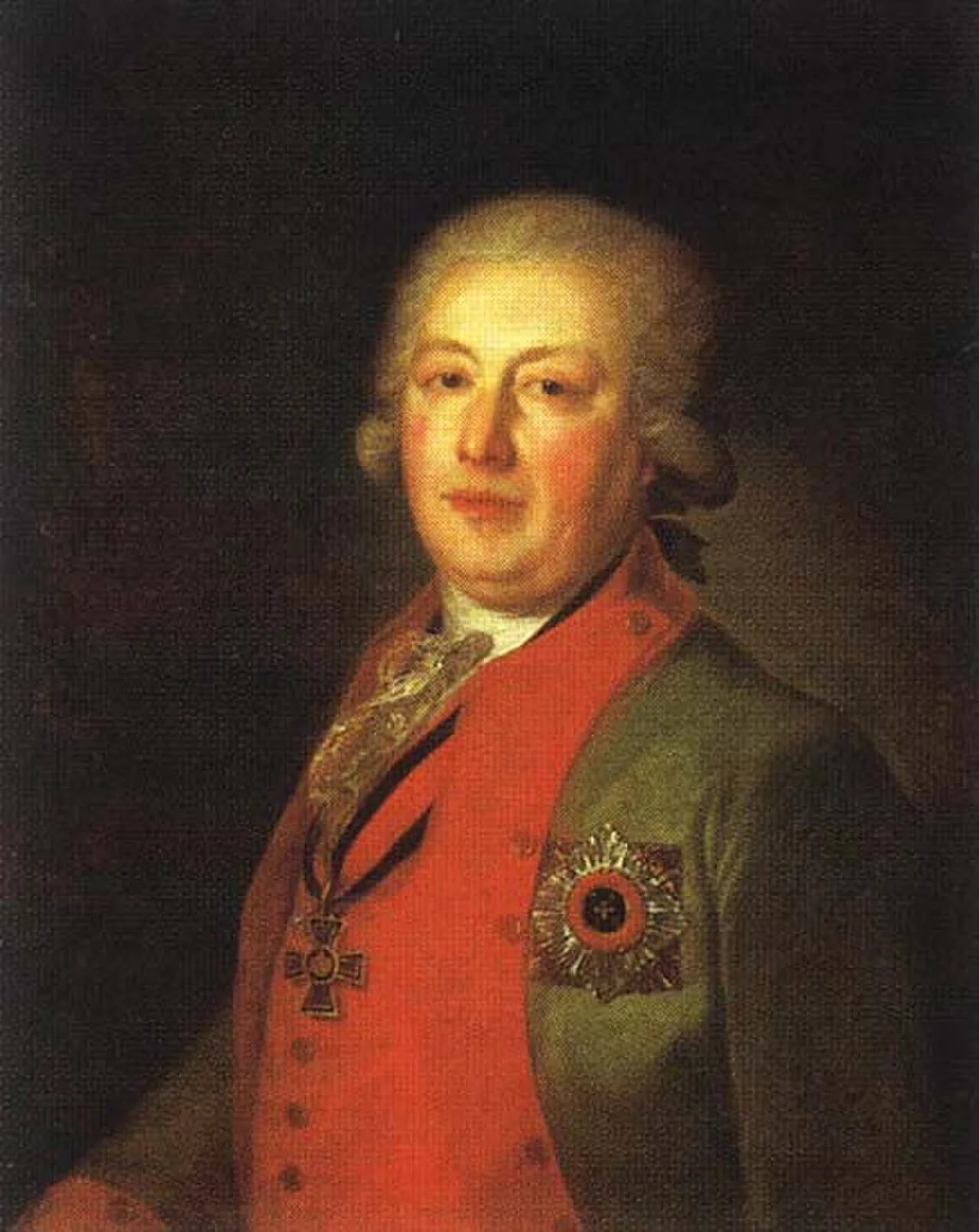 Porträt von Pjotr Stepanowitsch Protassow (1730–1794) – Gedenkseite
