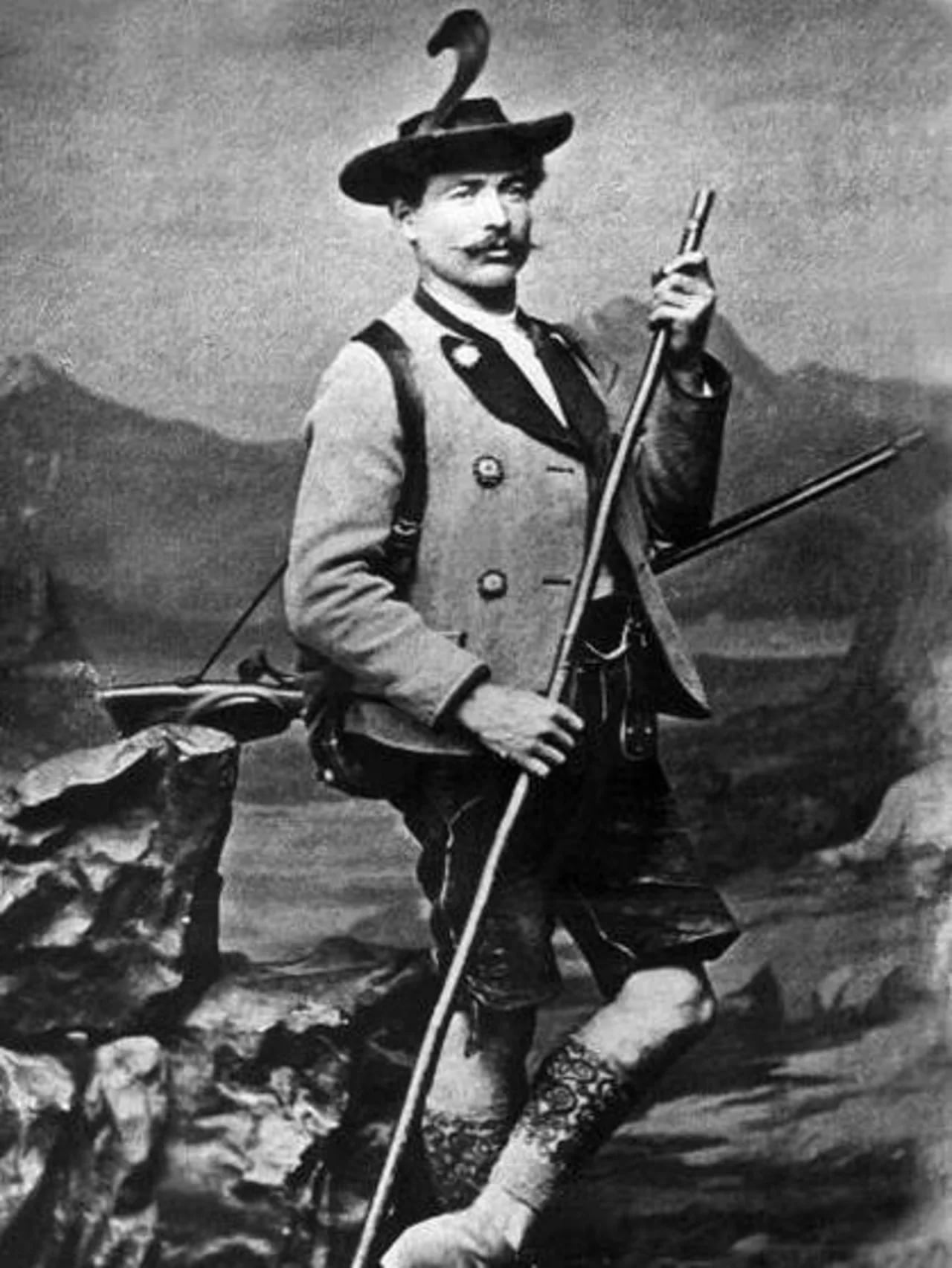 Porträt von Georg Jennerwein (1848–1877) – Gedenkseite