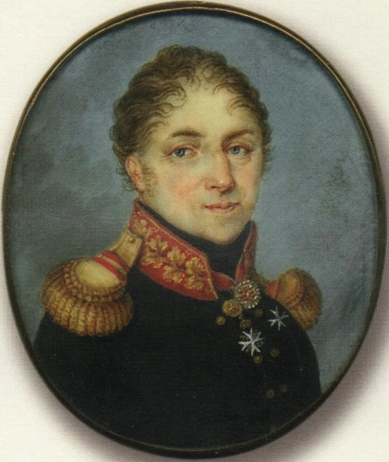 Porträt von Pawel Petrowitsch Puschtschin (1768–1828) – Gedenkseite