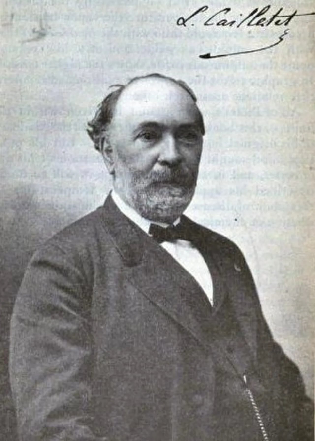Porträt von Louis Paul Cailletet (1832–1913) – Gedenkseite