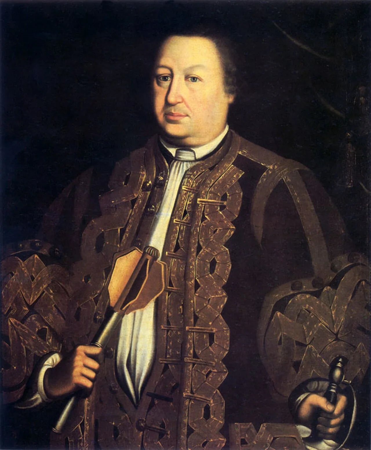 Porträt von Afanassi Prokofjewitsch Radischtschew (1684–1746) – Gedenkseite