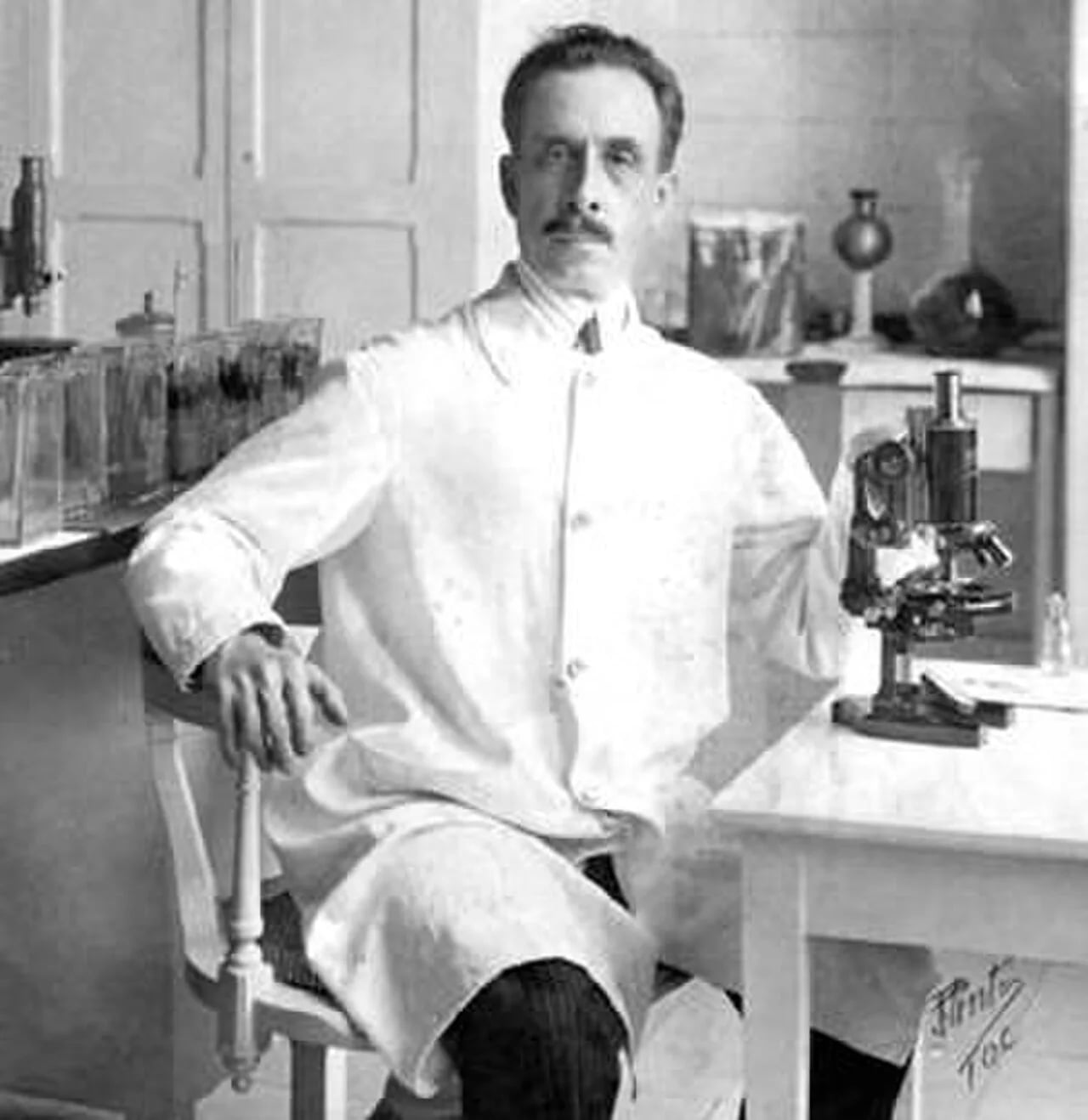 Porträt von Carlos Chagas (1879–1934) – Gedenkseite