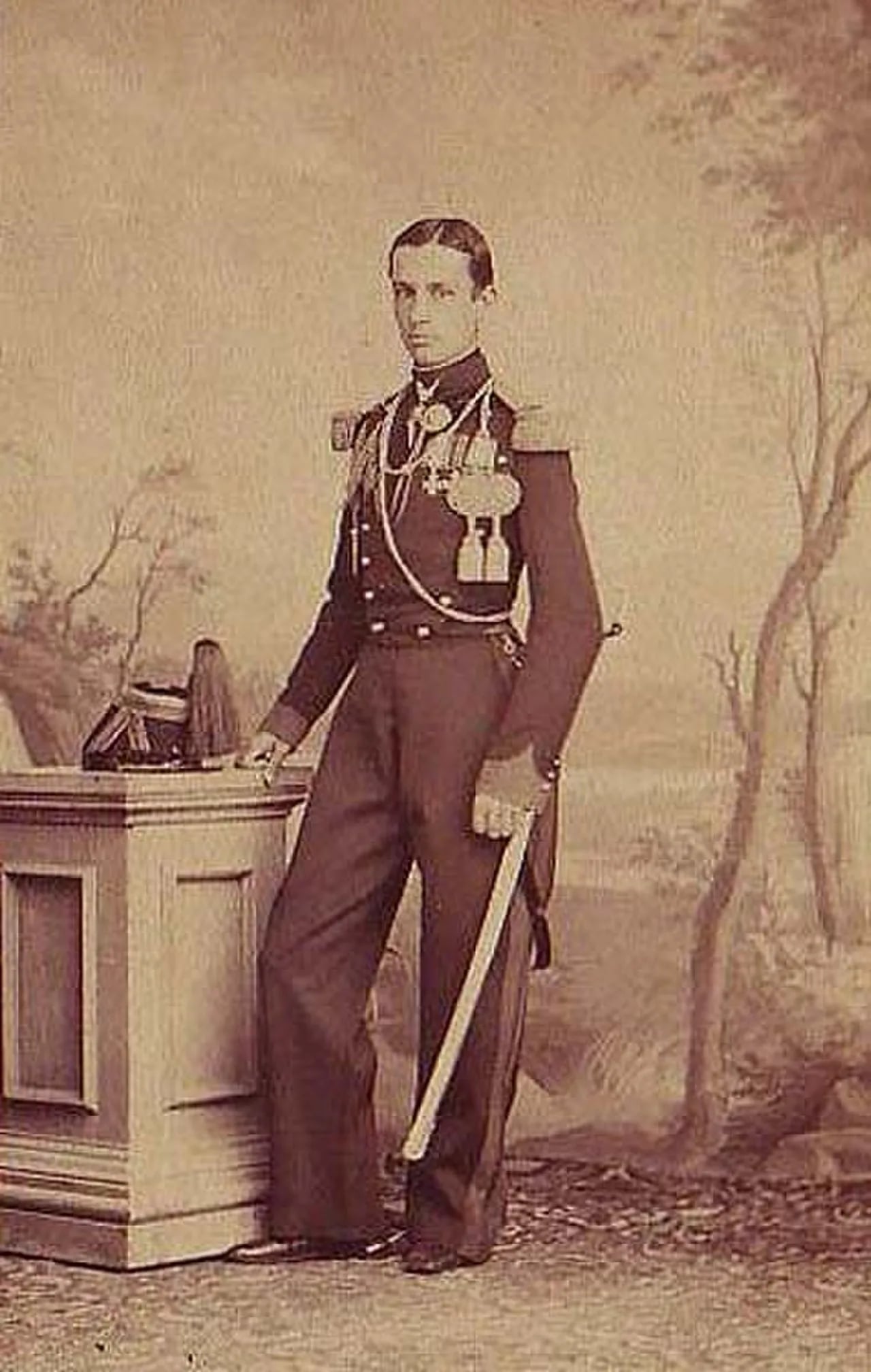 Porträt von Alfons Maria von Neapel-Sizilien (1841–1934) – Gedenkseite