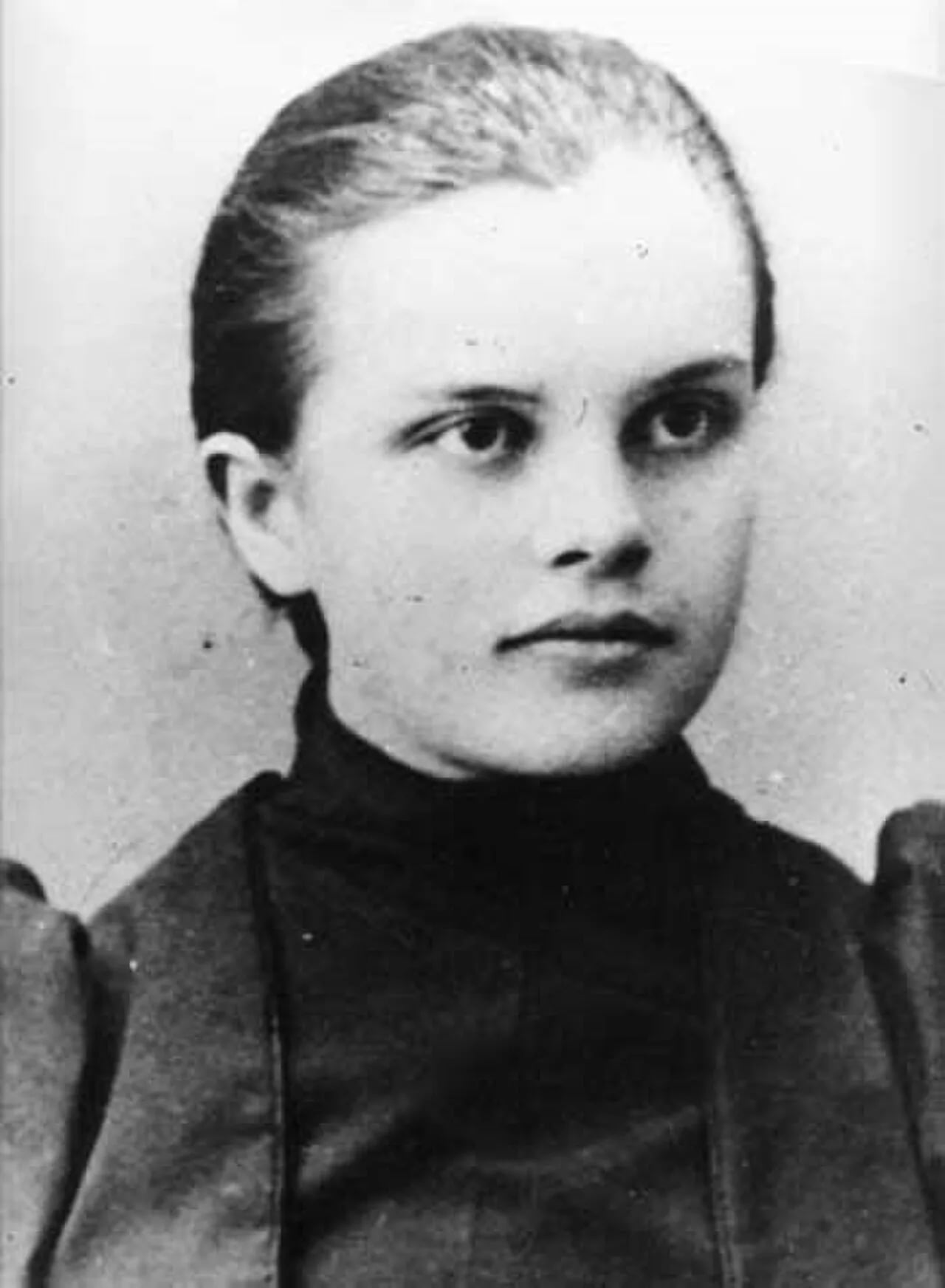 Porträt von Anna Michailowna Rasputina (1874–1908) – Gedenkseite