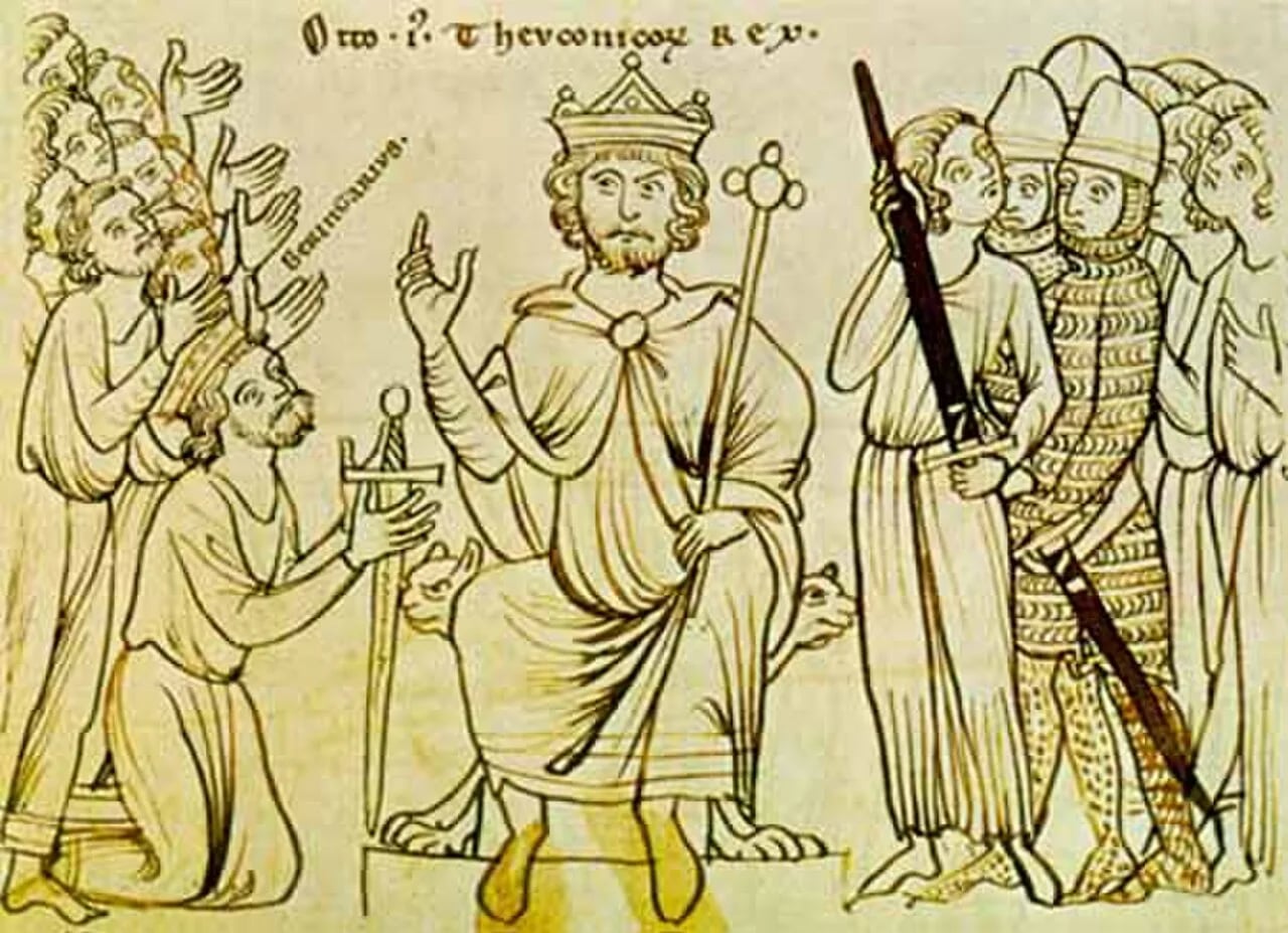 Porträt von Otto I. (912–973) – Gedenkseite