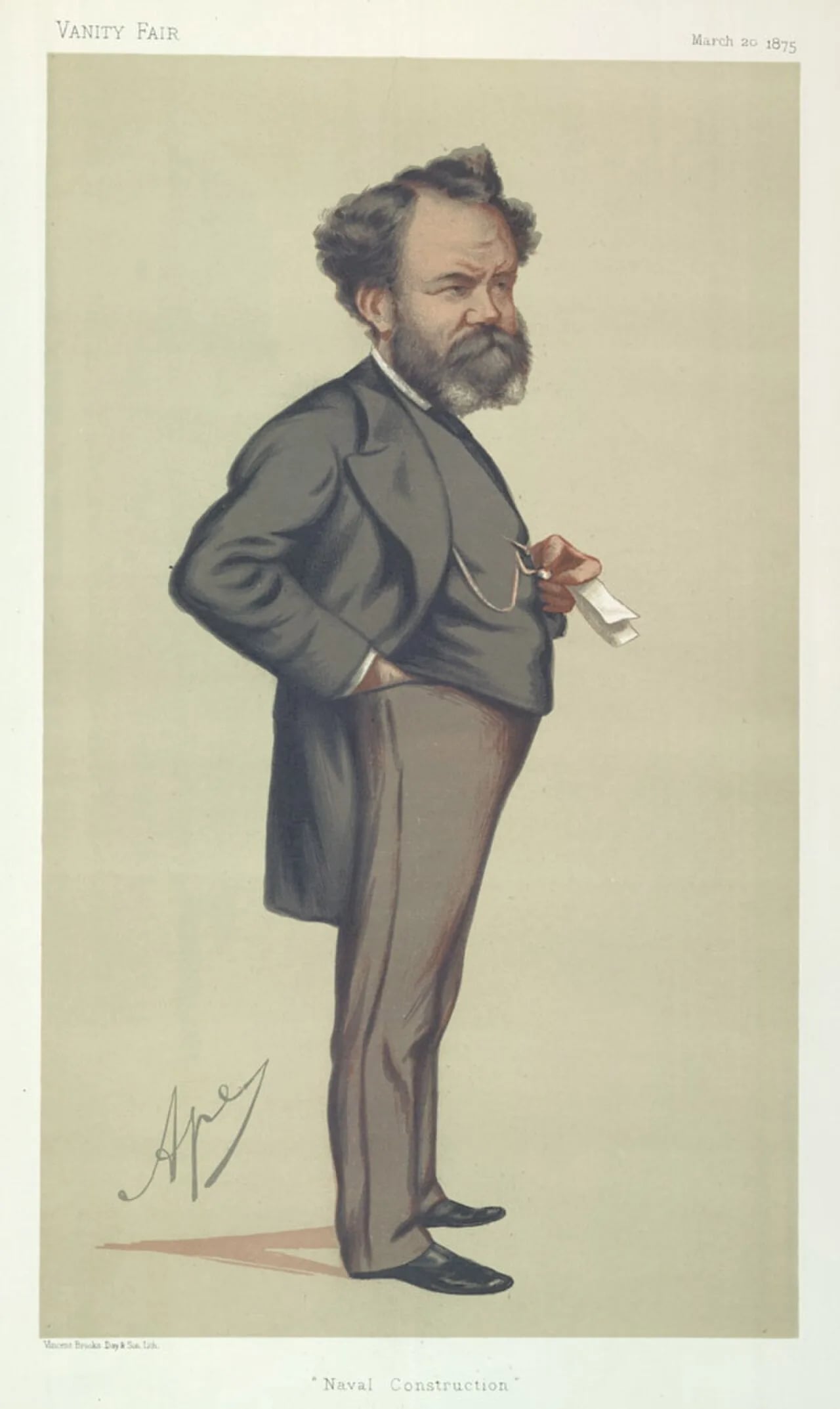 Portrait of Edward James Reed (1830–1906) – memorial page