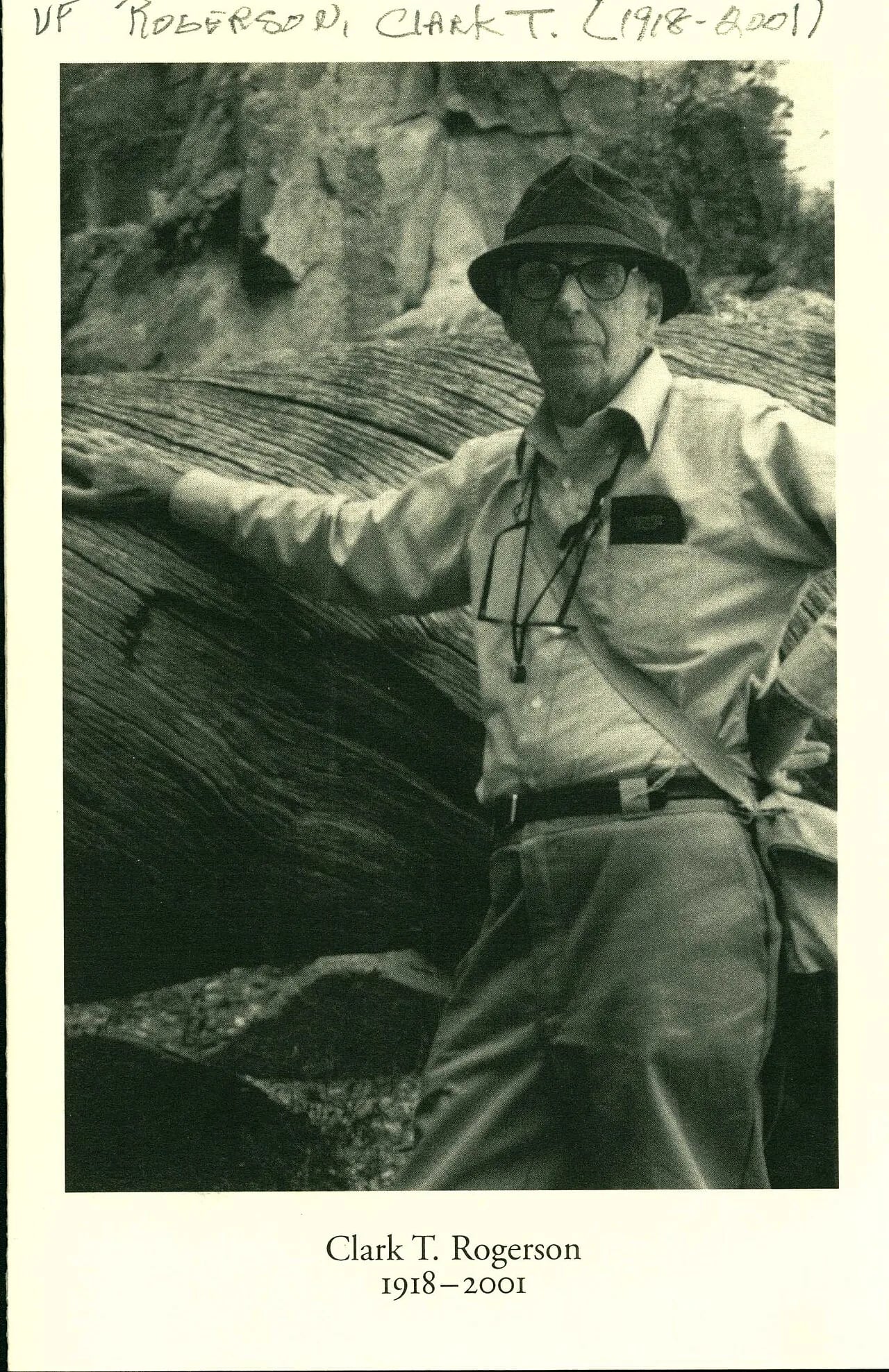 Portrait of Clark Thomas Rogerson (1918–2001) – memorial page
