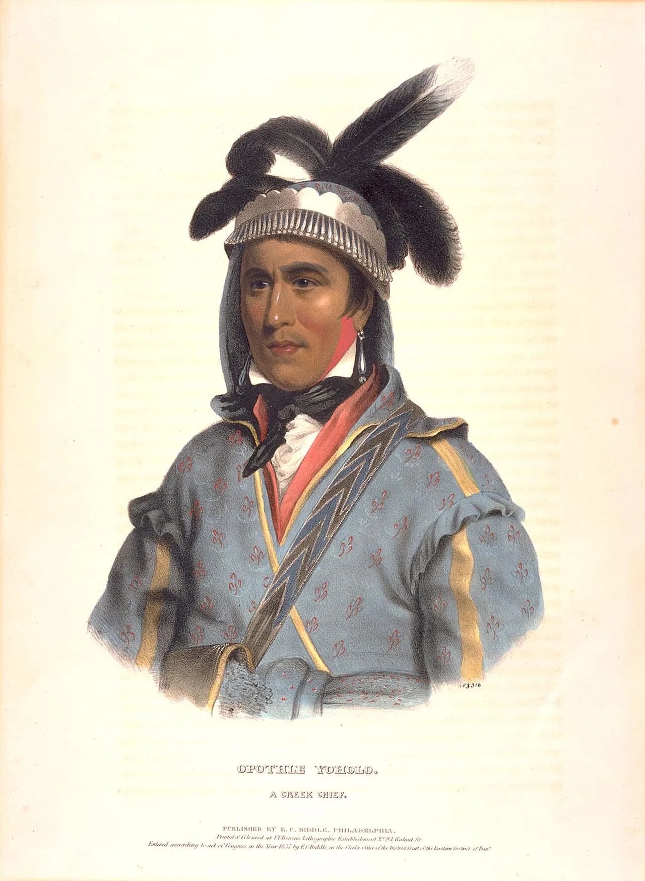 Portrait of Opothleyahola (1798–1863) – memorial page