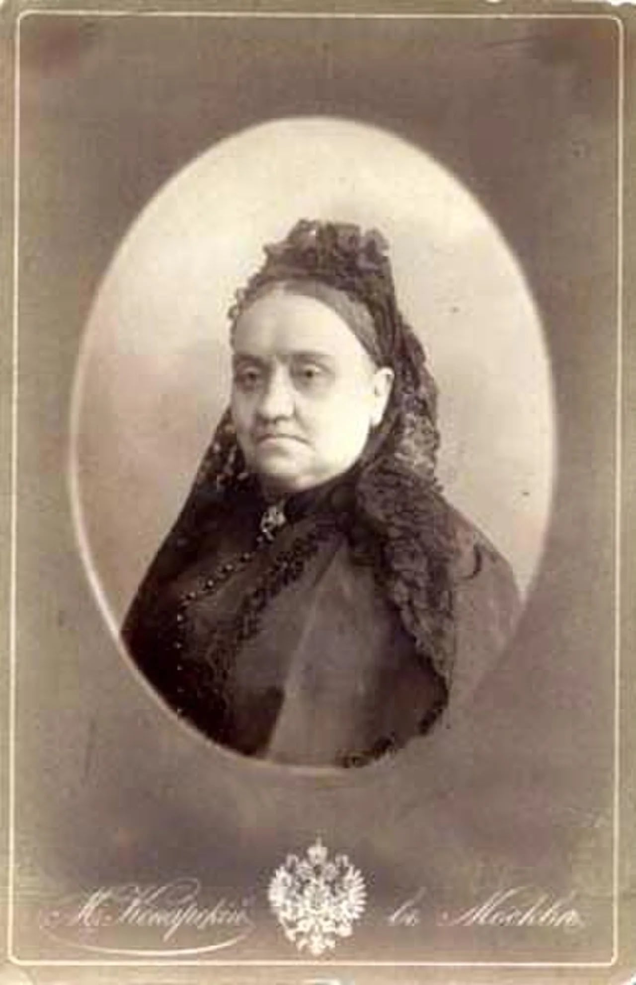Portrait of Nadezhda Rykalova (1824–1914) – memorial page