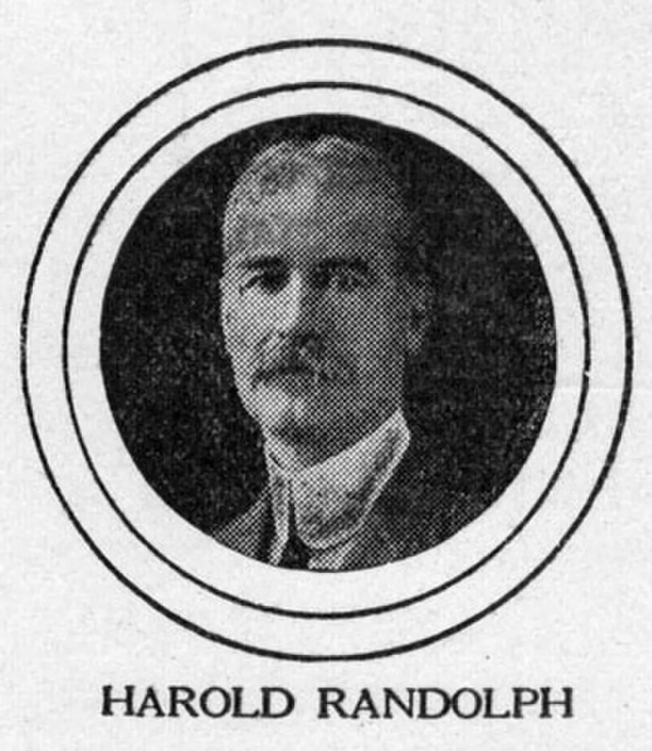 Portrait of Harold Randolph (1861–1927) – memorial page
