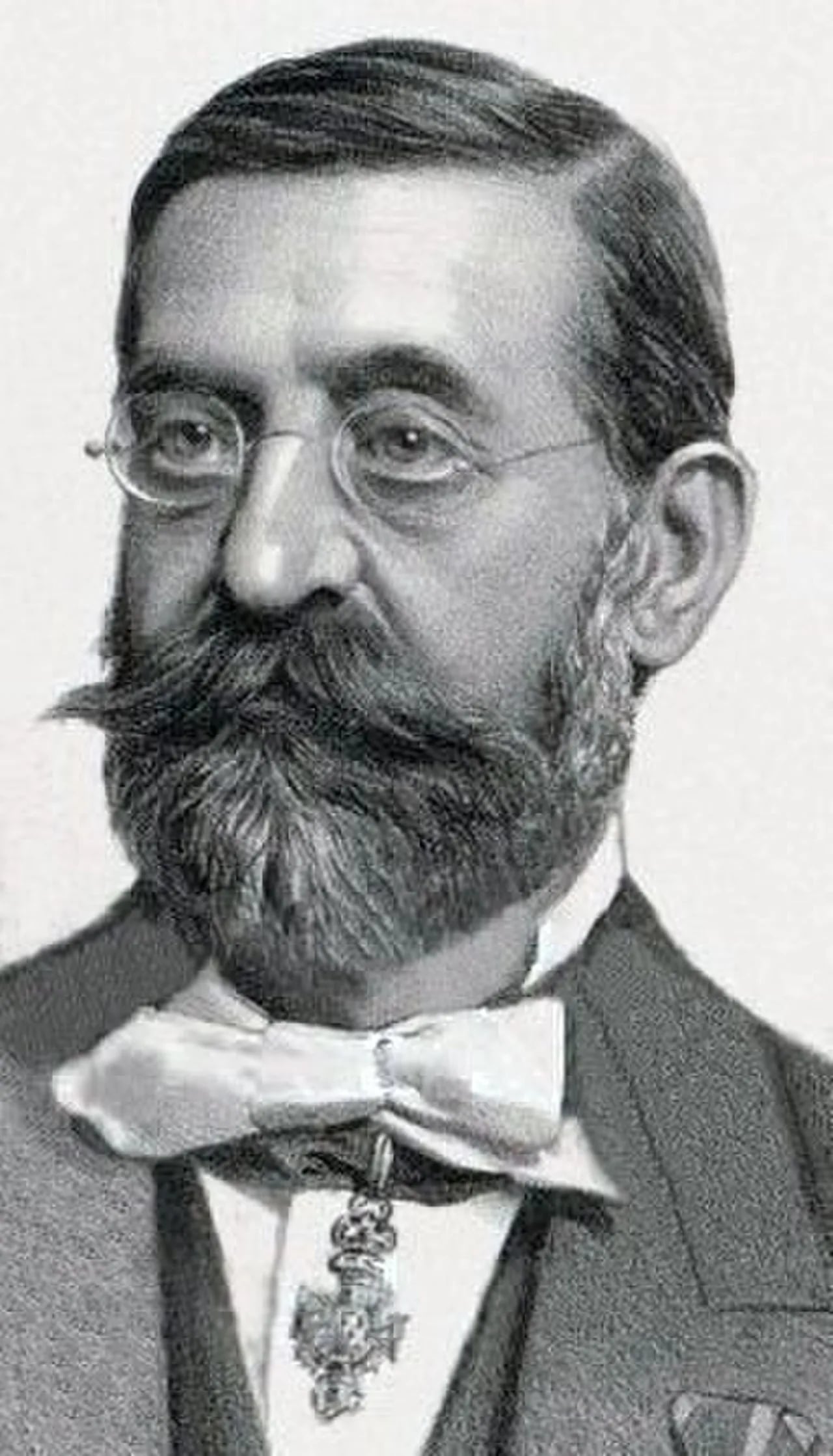 Porträt von Anton Kochanowski von Stawczan (1817–1906) – Gedenkseite