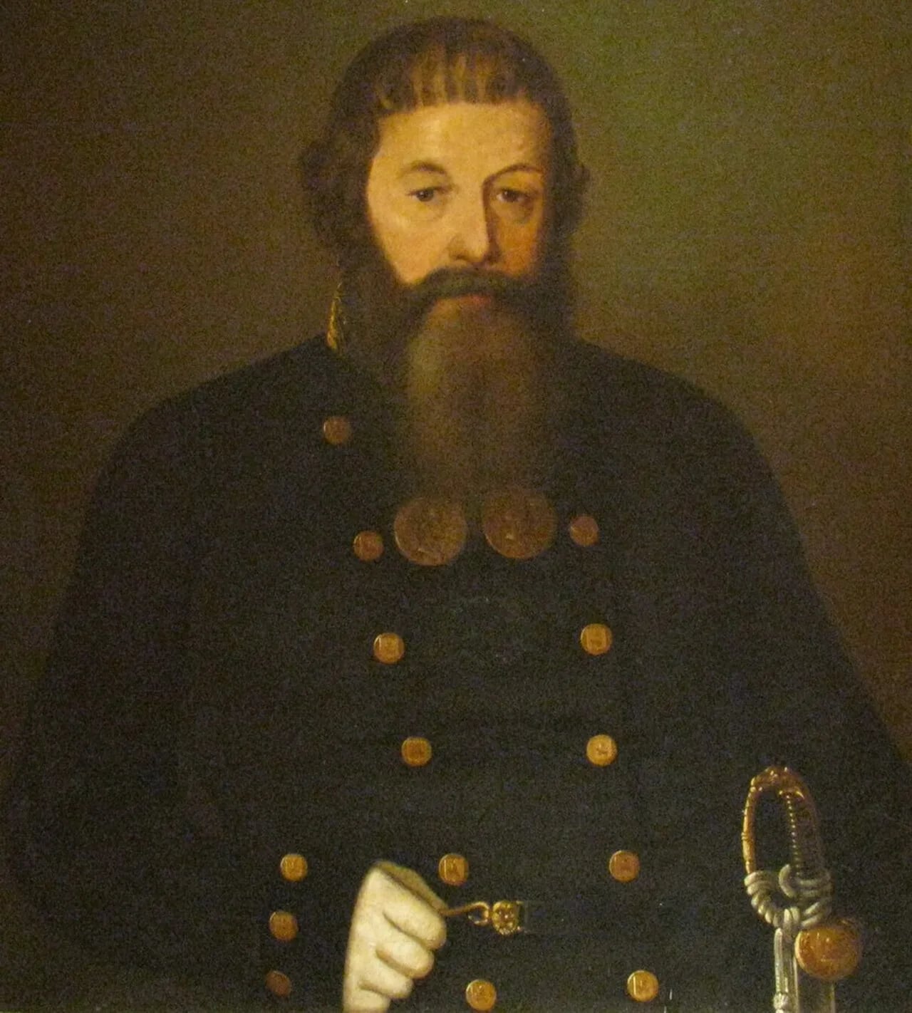 Porträt von Yakim Ryazanov (1777–1849) – Gedenkseite