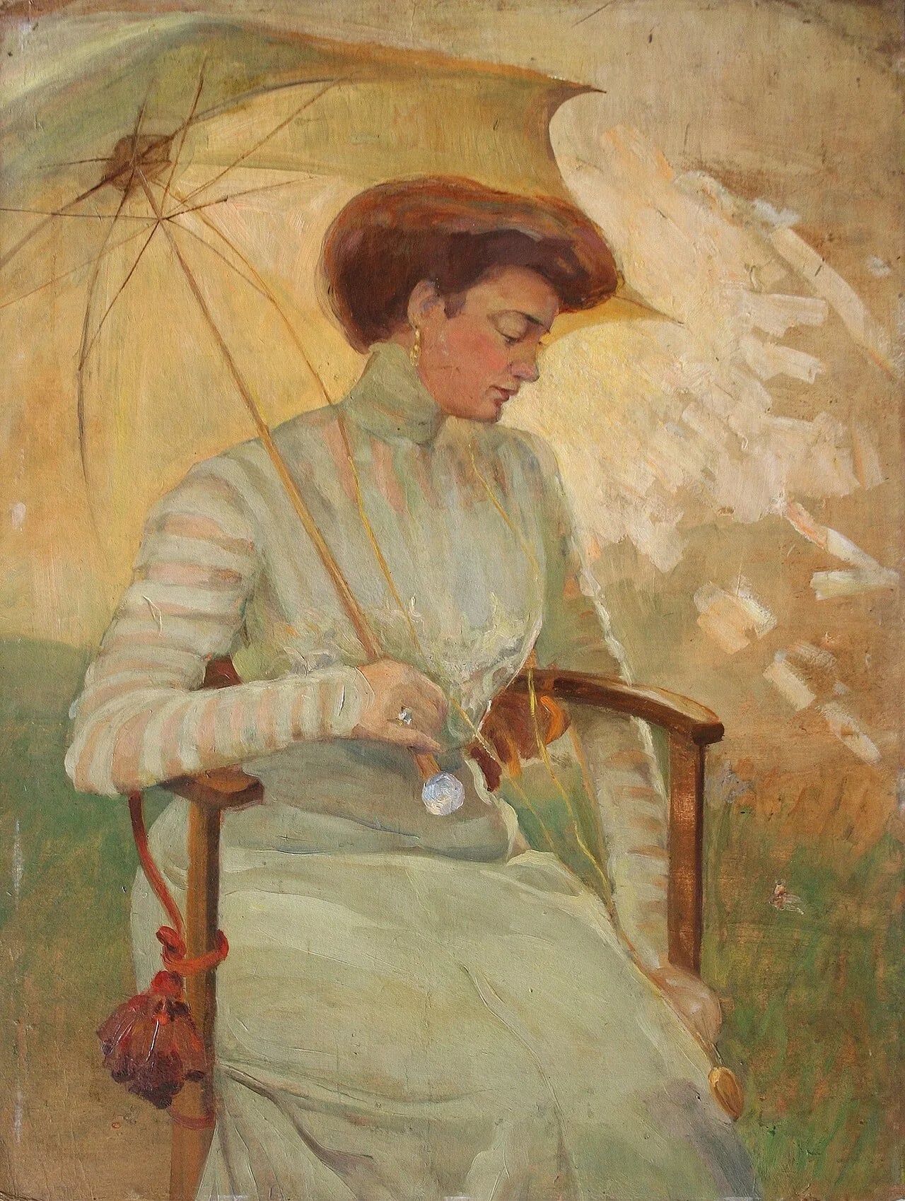 Porträt von Olha-Melanija Kultschyzka (1873–1940) – Gedenkseite