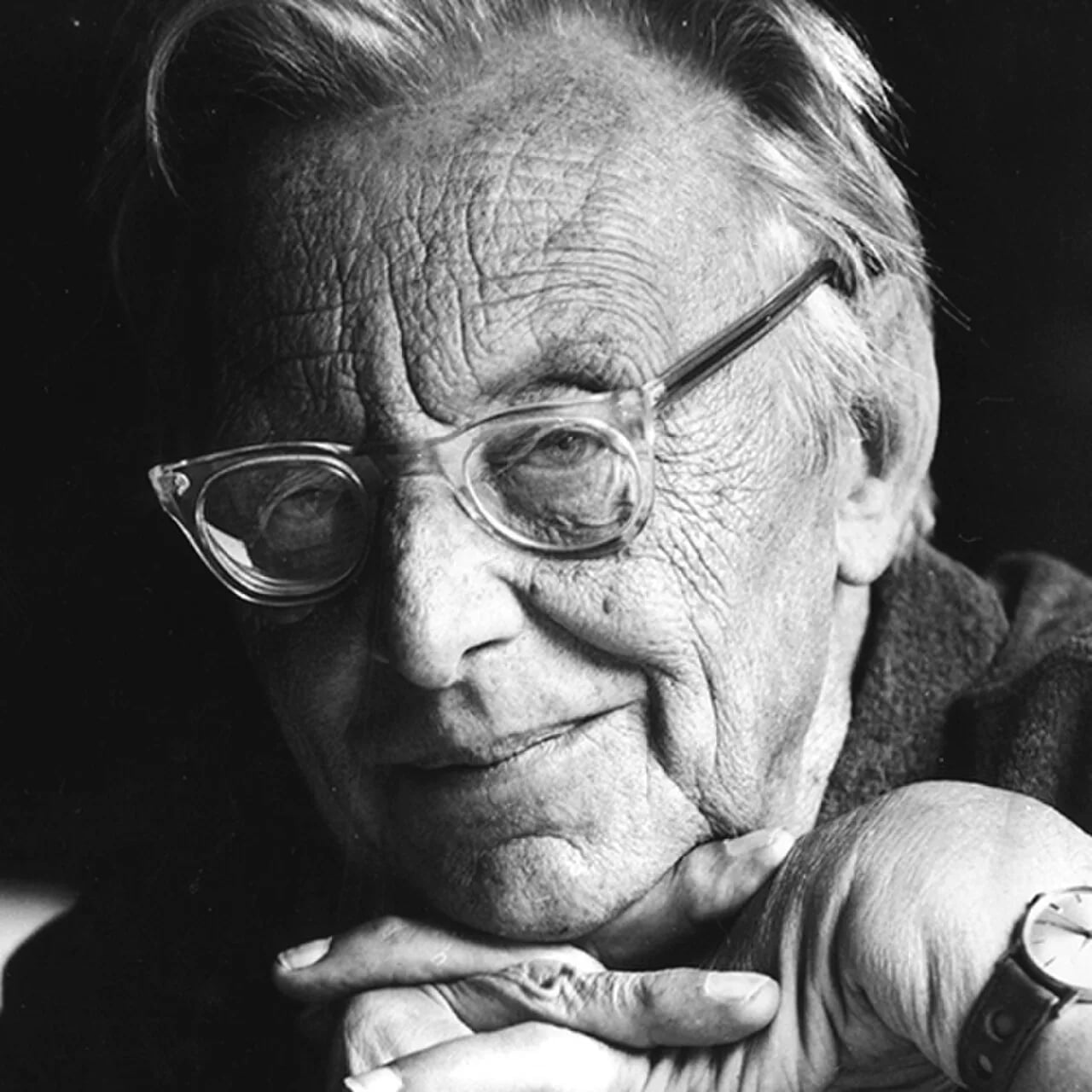 Porträt von Carl Orff (1895–1982) – Gedenkseite