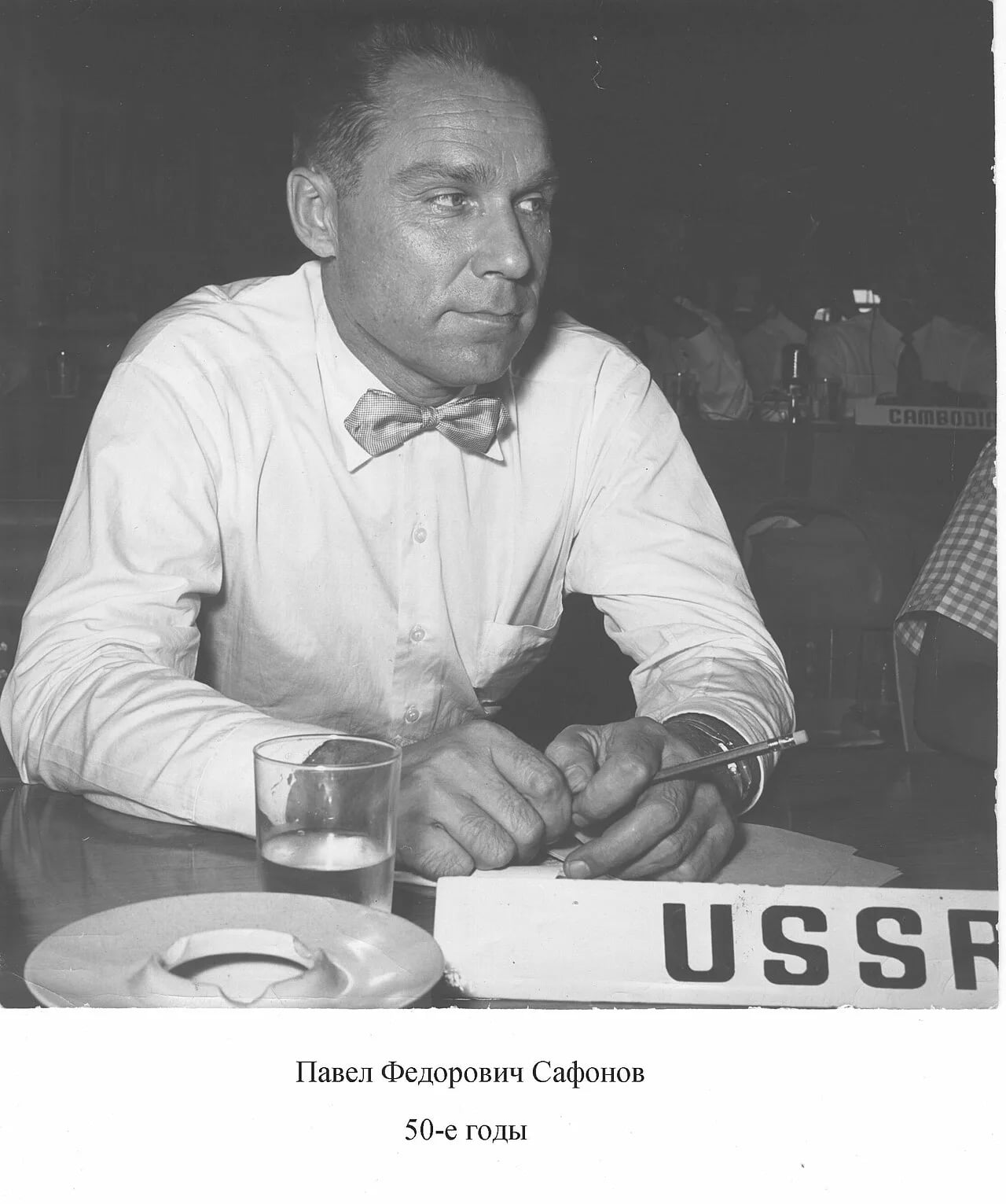 Porträt von Pavel Safonov (1913–1985) – Gedenkseite