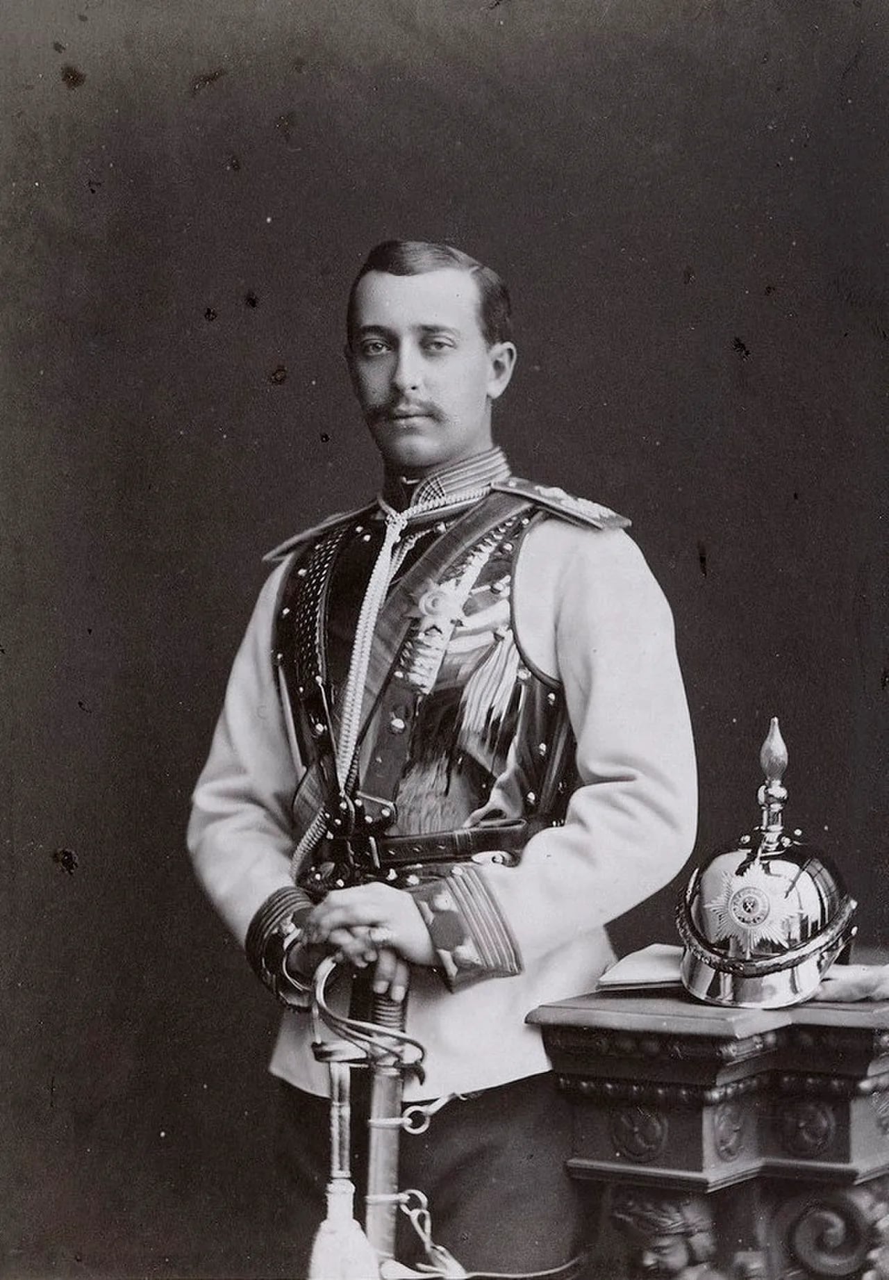 Porträt von Prince Sergei of Leuchtenberg (1849–1877) – Gedenkseite
