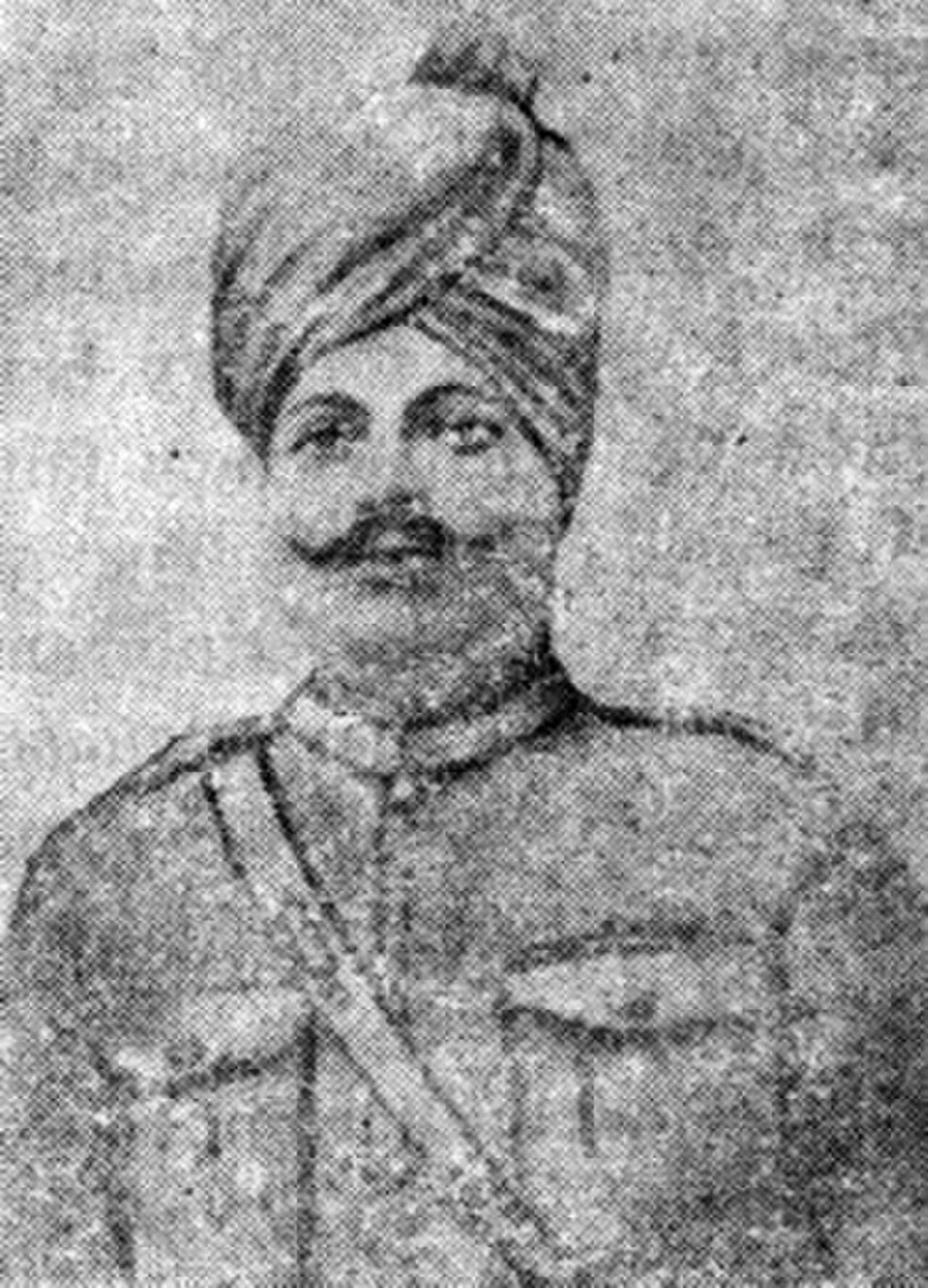 Porträt von Badlu Singh (1876–1918) – Gedenkseite