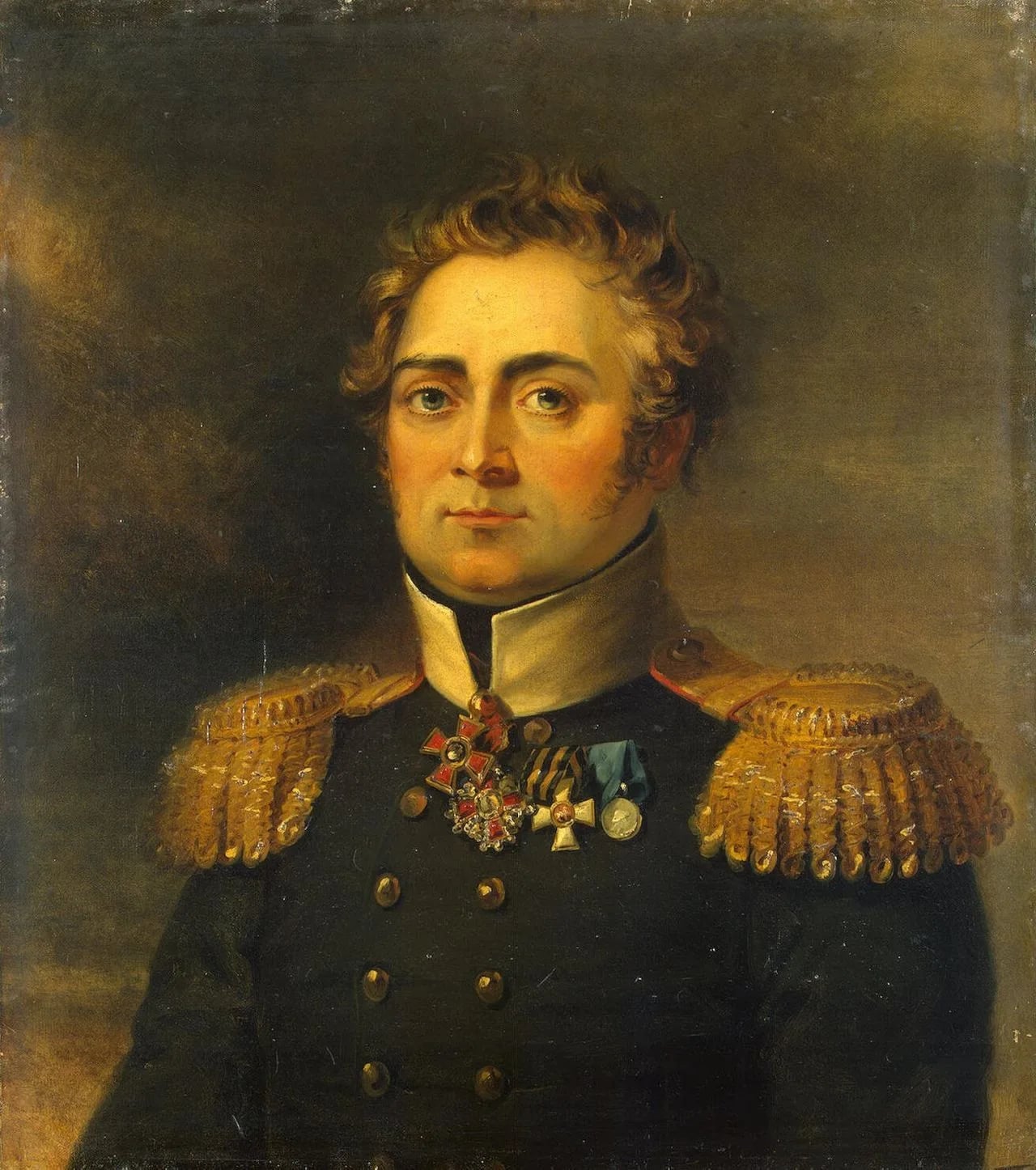 Porträt von Anton Antonowitsch Skalon (1767–1812) – Gedenkseite