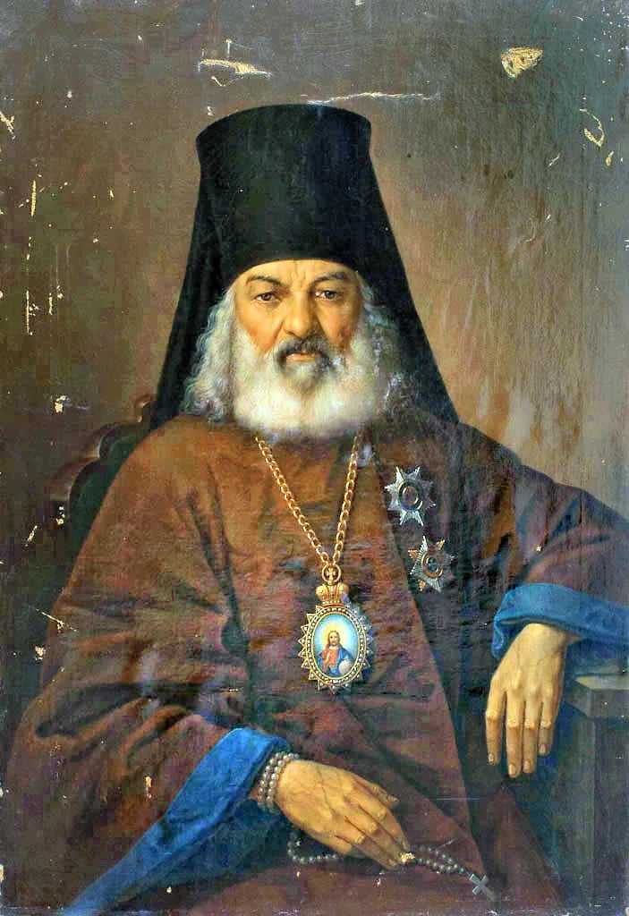 Porträt von Smaragd Archiepiskop Rjazanskij i Zarajskij (1796–1863) – Gedenkseite