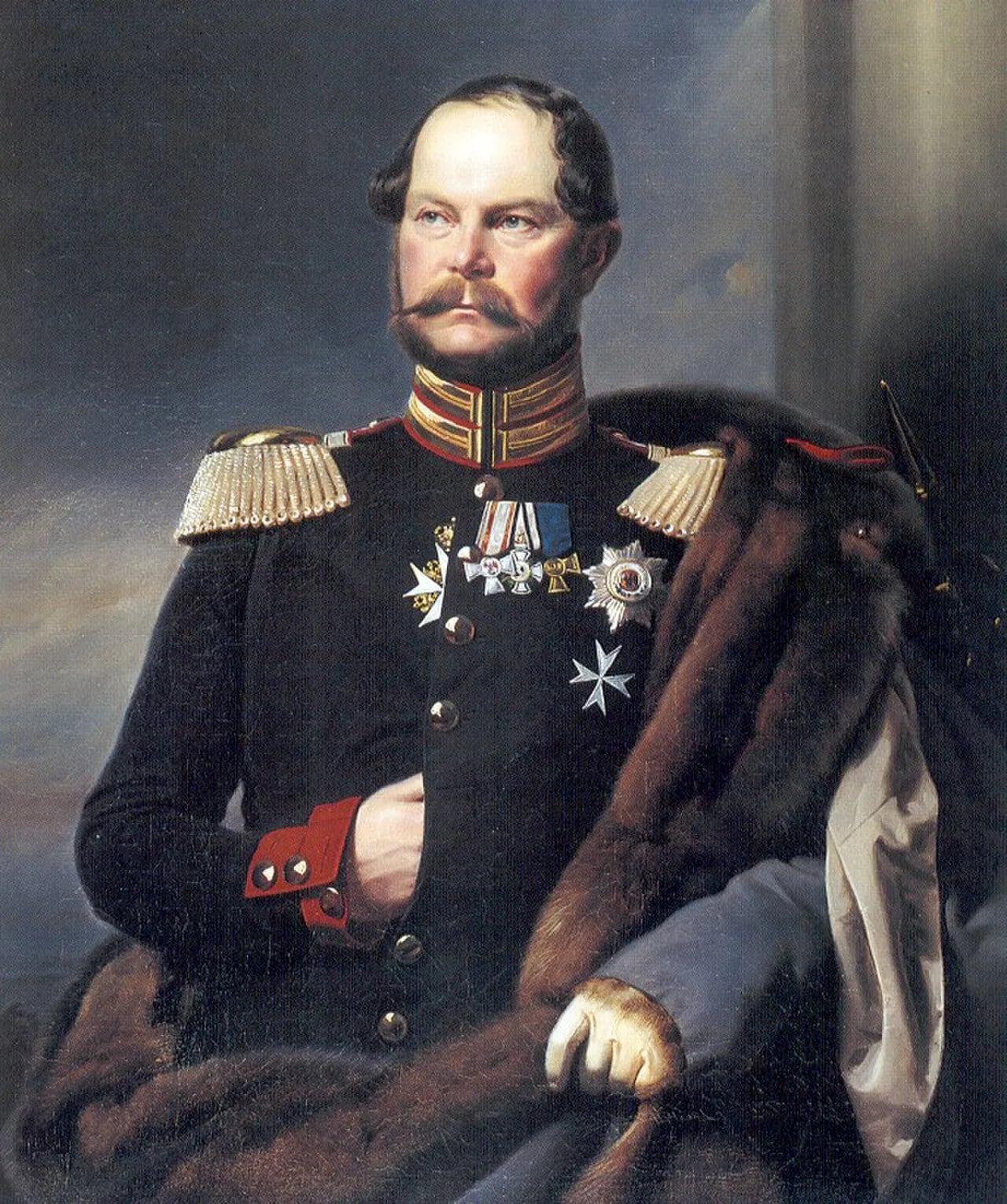 Porträt von Carl von Preußen (1801–1883) – Gedenkseite