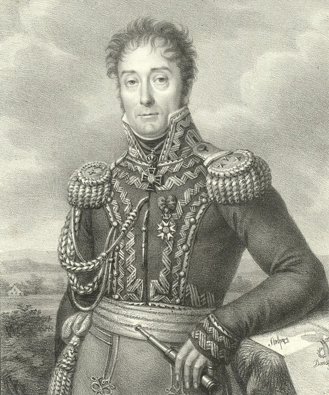 Porträt von Michał Sokolnicki (1760–1816) – Gedenkseite