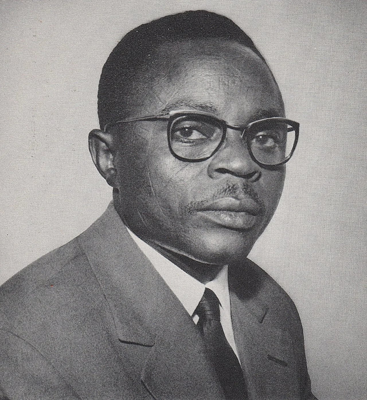 Porträt von Maurice Yaméogo (1921–1993) – Gedenkseite