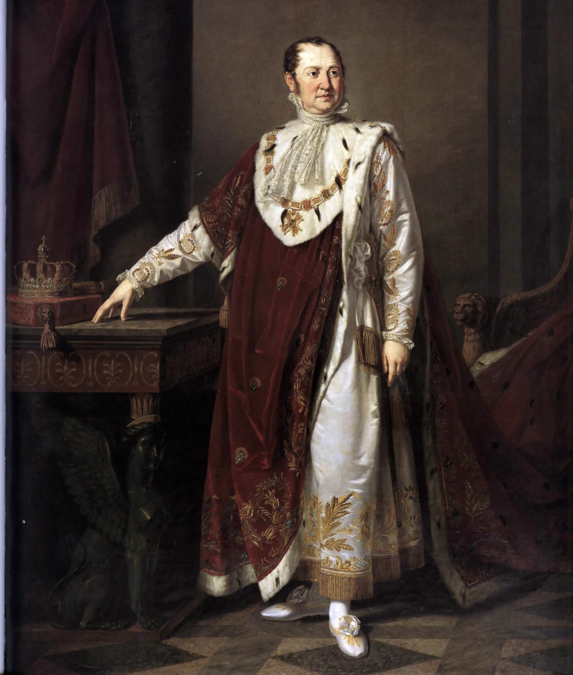 Porträt von Maximilian I. Joseph (1756–1825) – Gedenkseite