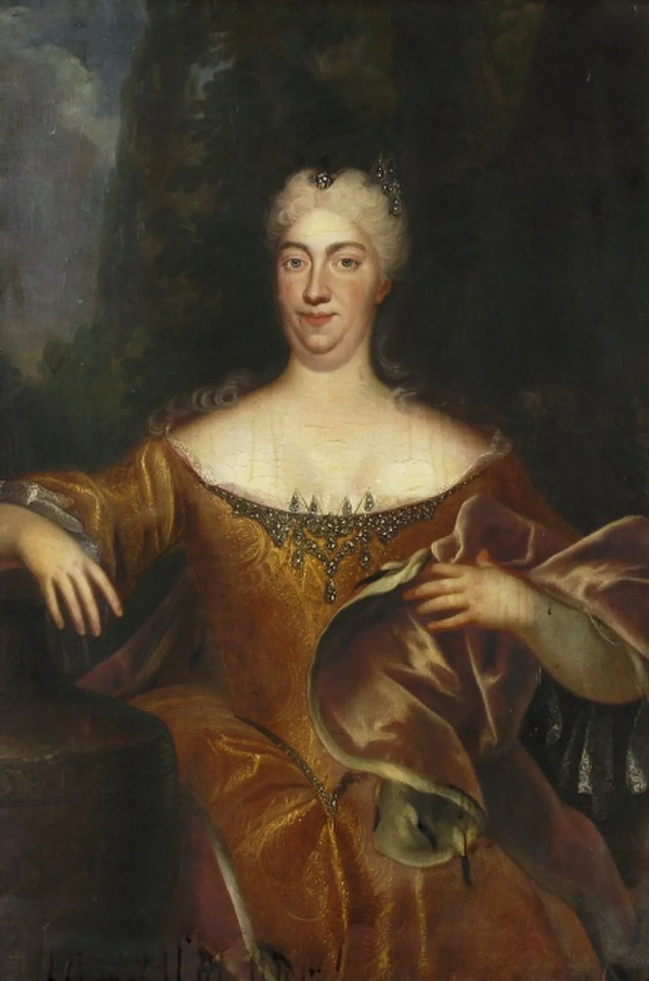 Porträt von Eleonore von Schwarzenberg (1682–1741) – Gedenkseite
