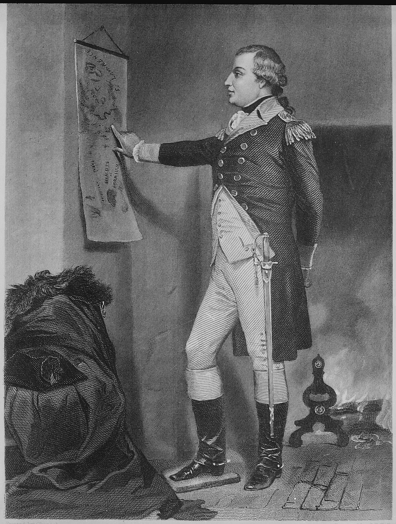 Porträt von Richard Montgomery (1738–1775) – Gedenkseite