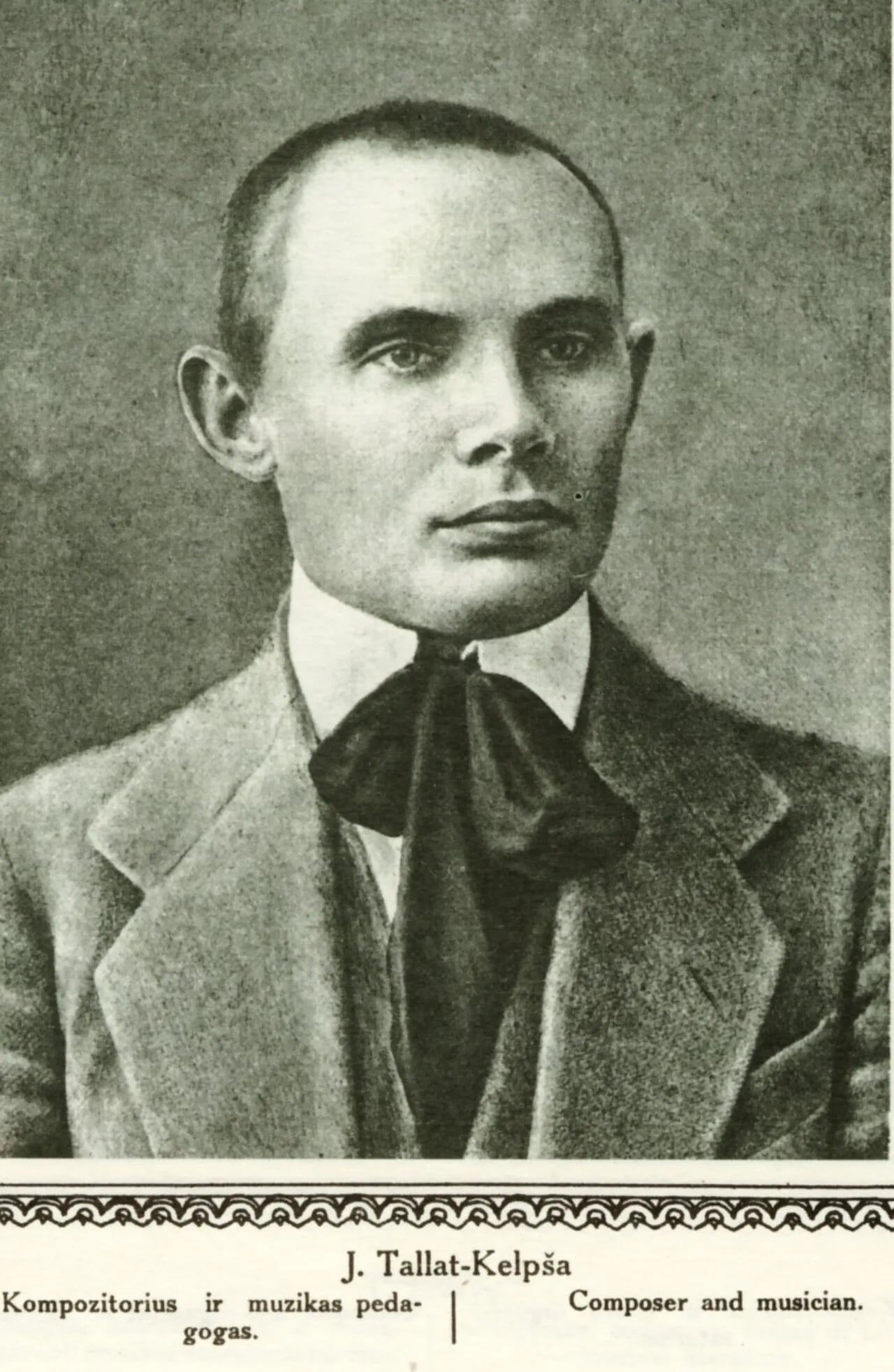 Portrait of Juozas Tallat-Kelpša (1889–1949) – memorial page