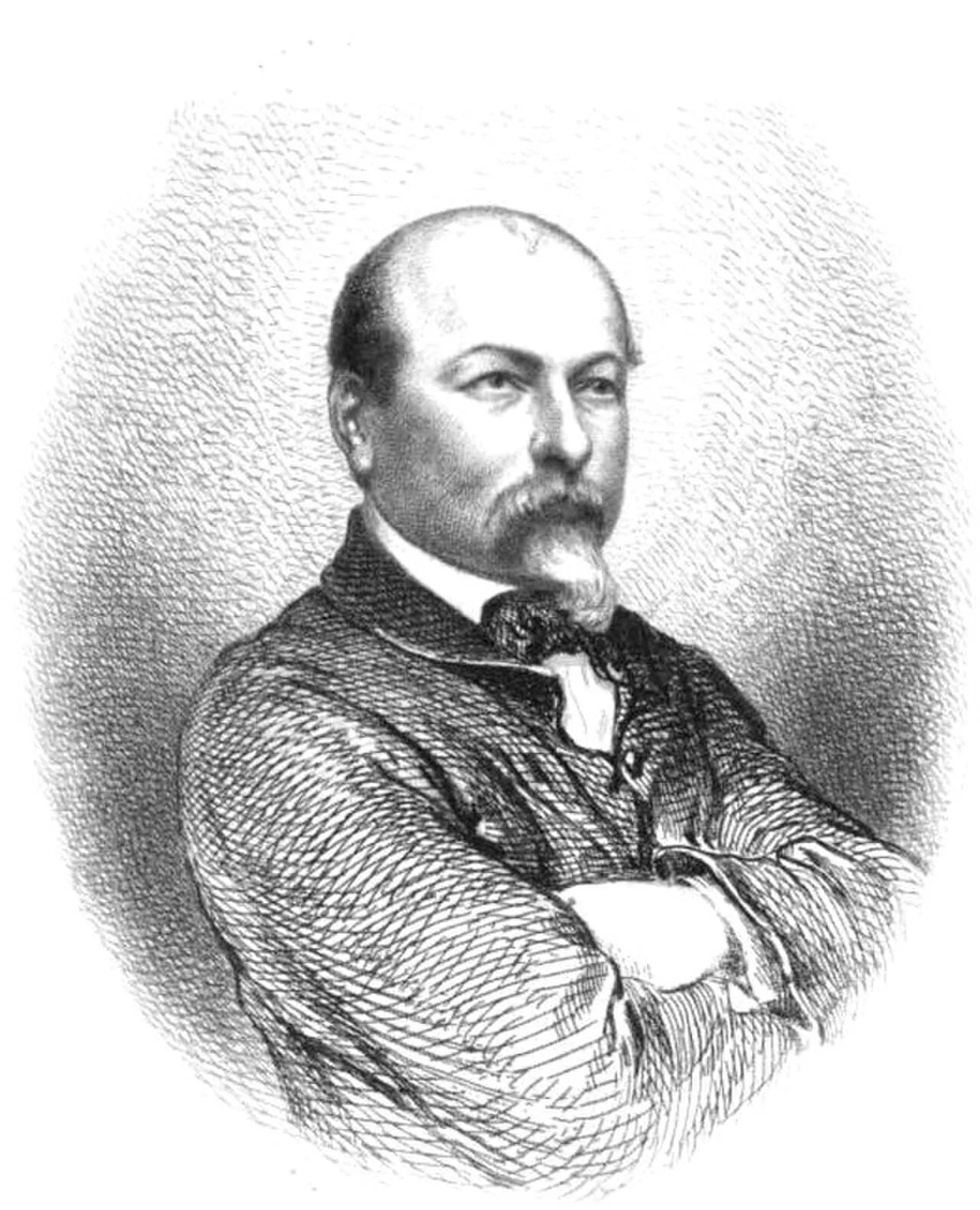 Porträt von Alphonse Toussenel (1803–1885) – Gedenkseite