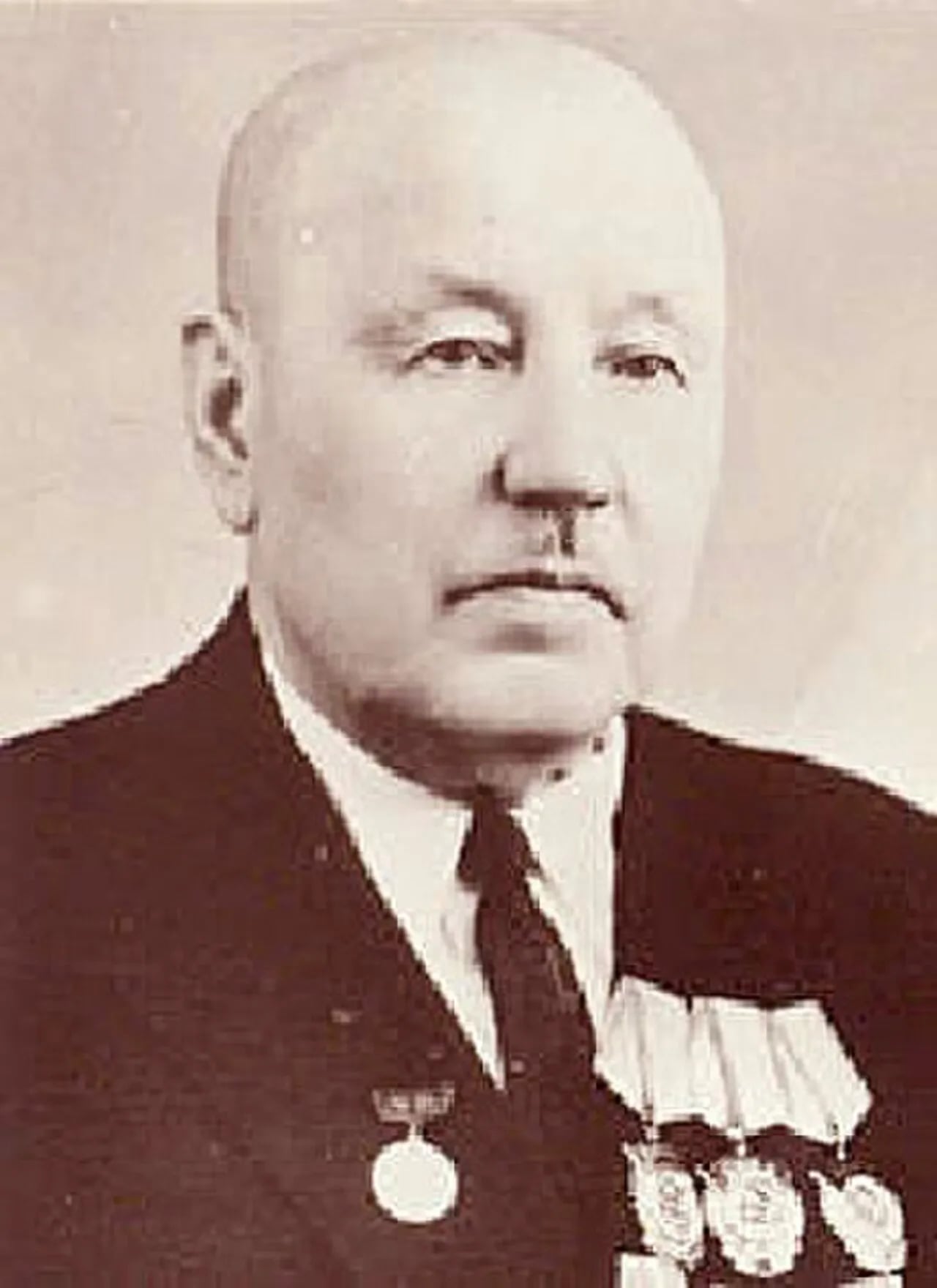 Porträt von Vasiliy Tioenov (1901–1998) – Gedenkseite