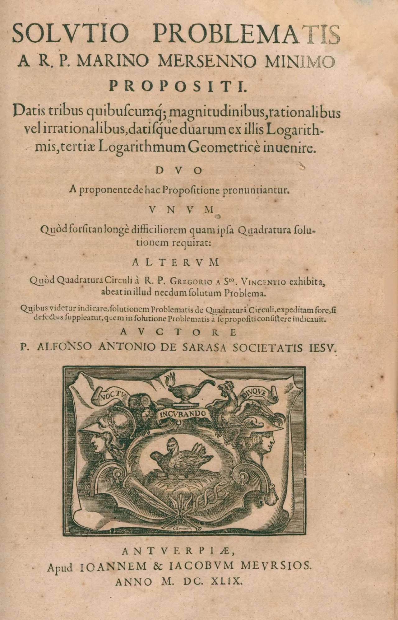 Porträt von Alphonse Antonio de Sarasa (1618–1667) – Gedenkseite