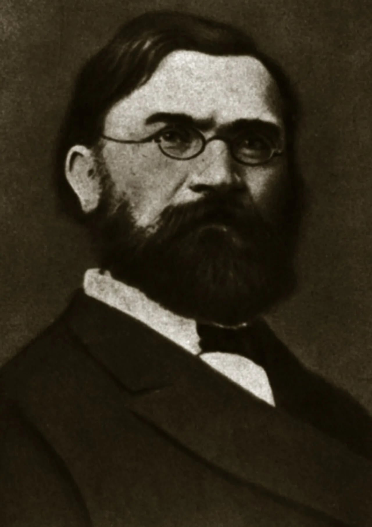 Porträt von Nikolay Tol'skiy (1832–1891) – Gedenkseite