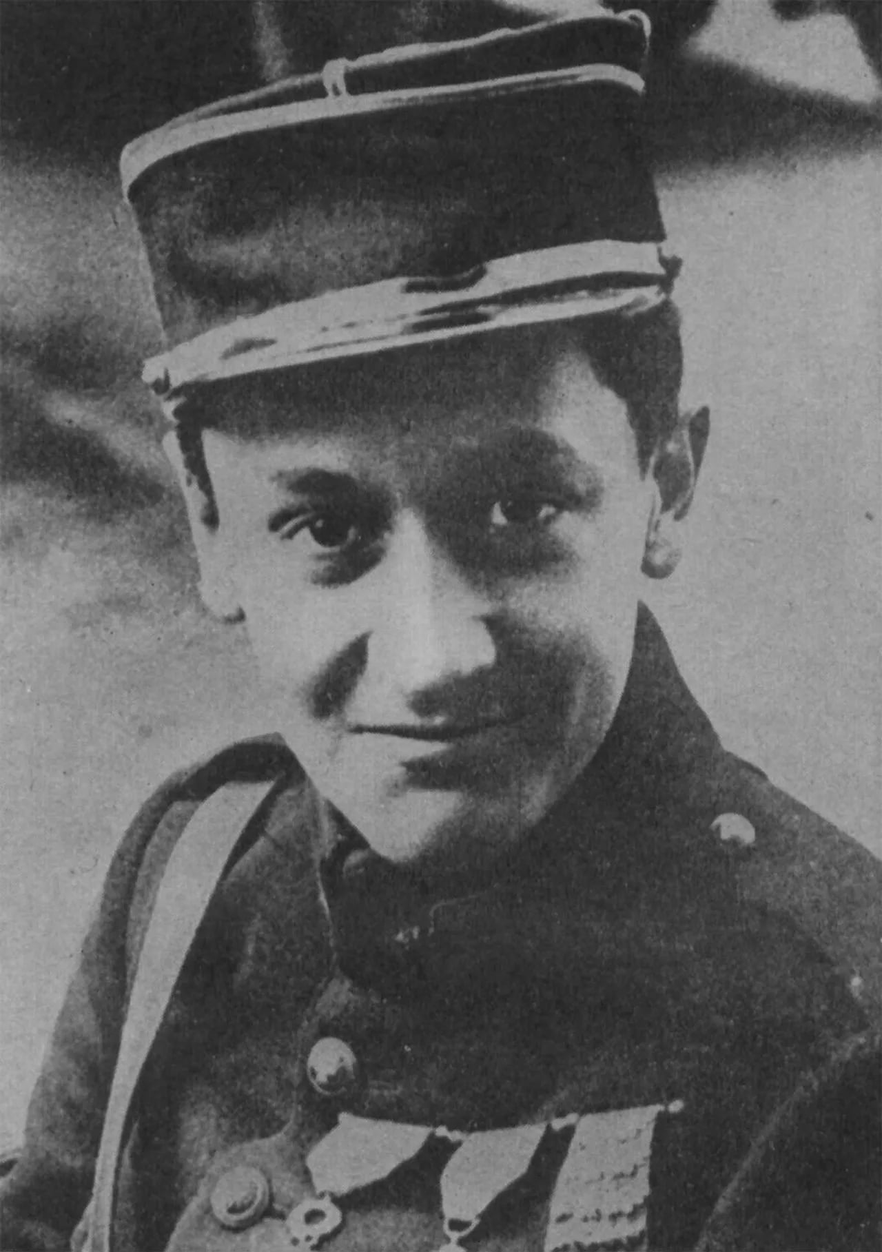 Porträt von Georges Guynemer (1894–1917) – Gedenkseite