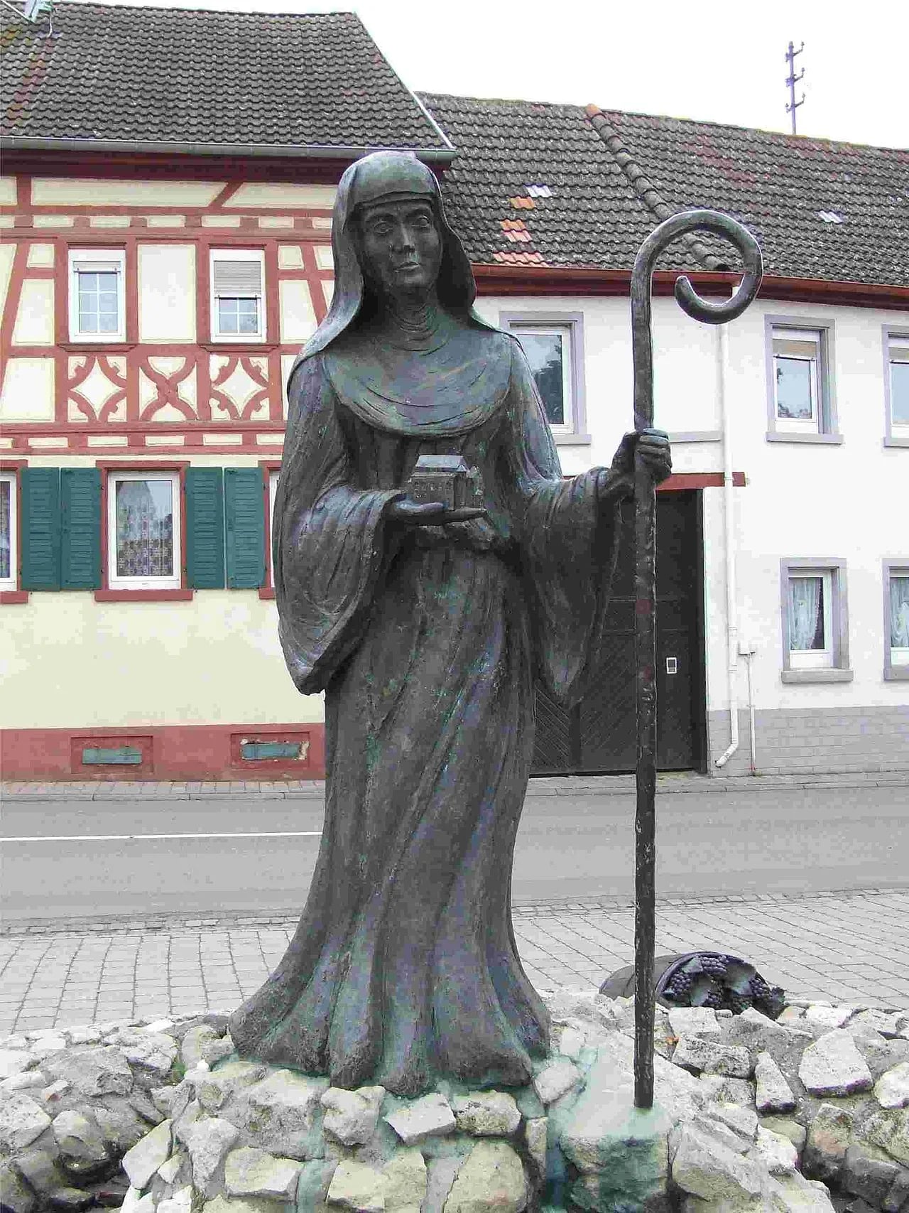 Porträt von Lioba von Tauberbischofsheim (710–782) – Gedenkseite