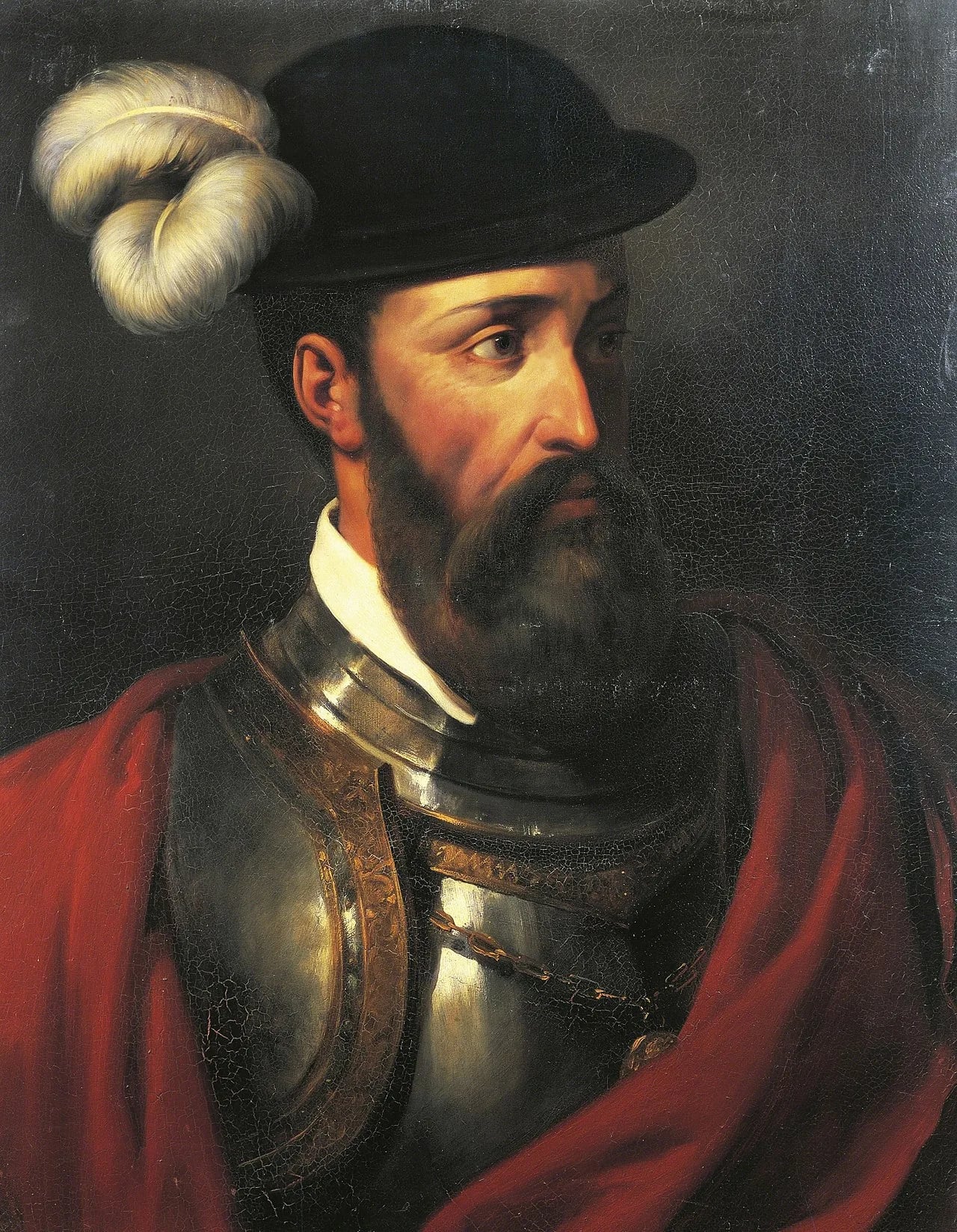 Porträt von Francisco Pizarro (1478–1541) – Gedenkseite