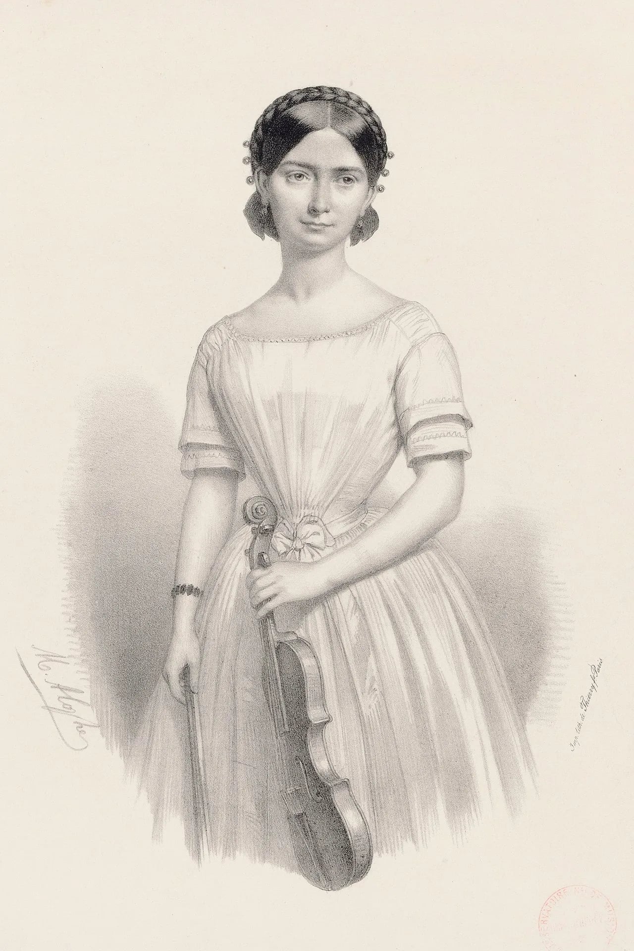 Portrait of Teresa Milanollo (1827–1904) – memorial page