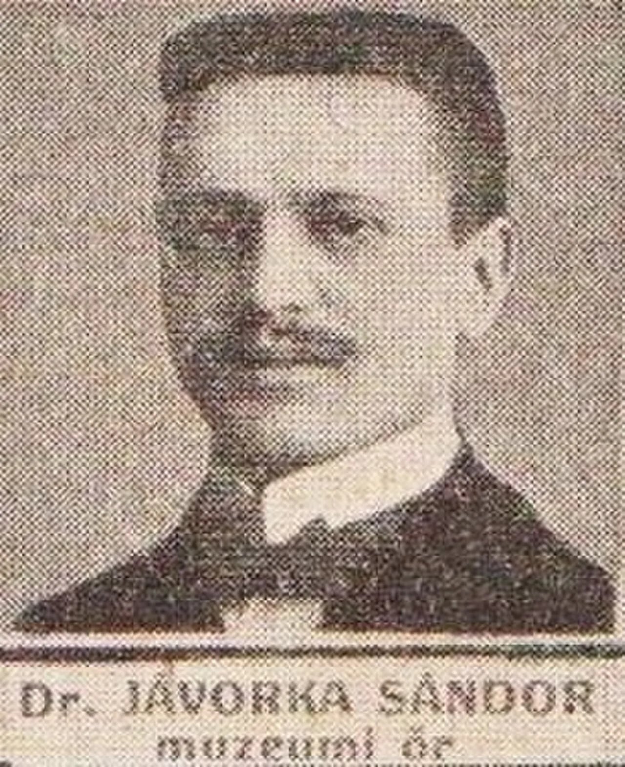 Portrait of Sándor Jávorka (1883–1961) – memorial page