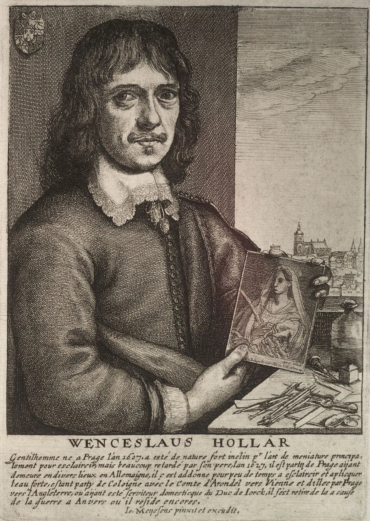 Portrait of Wenzel Hollar (1607–1677) – memorial page